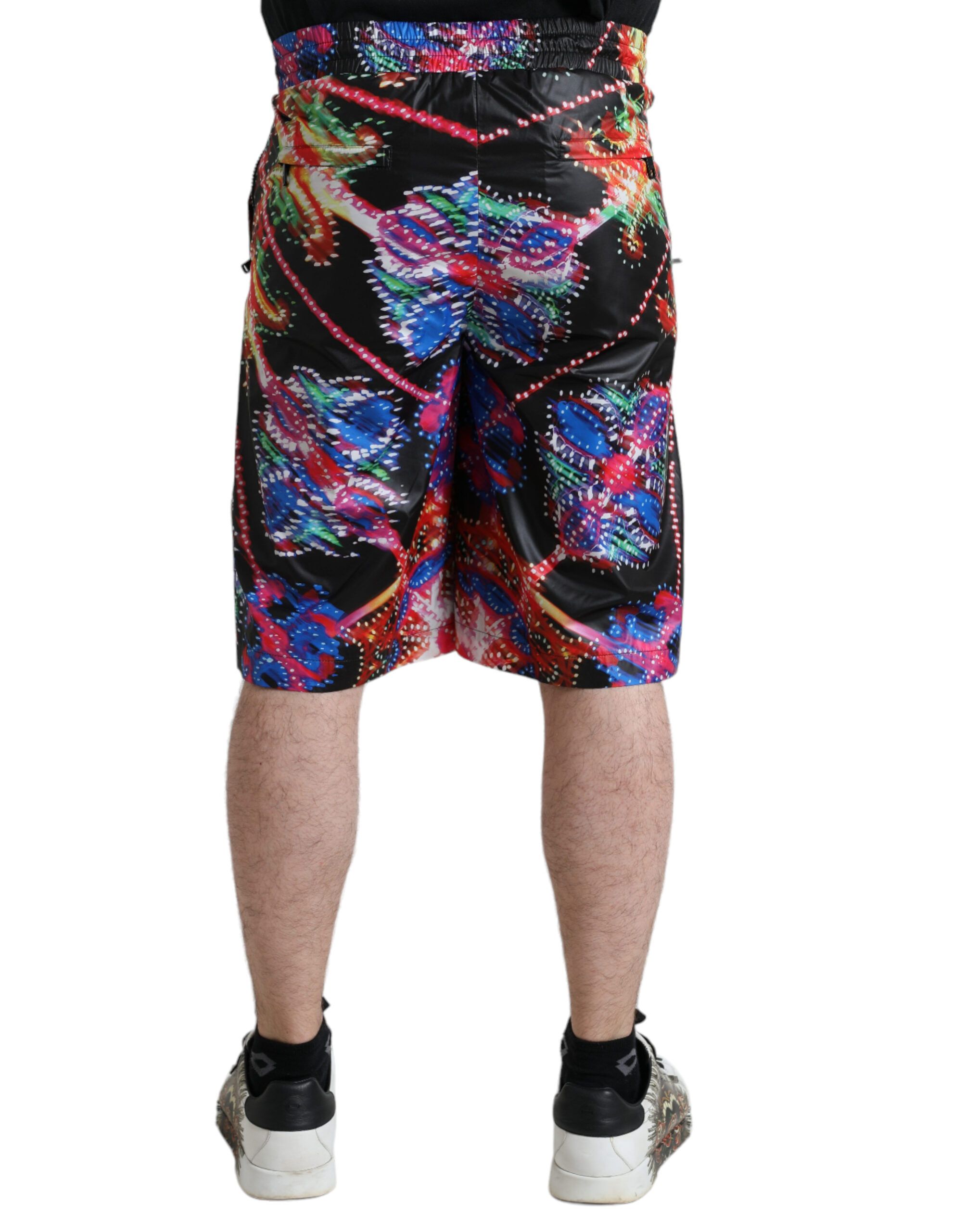 Luminarie Print Men Bermuda Men's Shorts - Dolce & Gabbana - Modalova