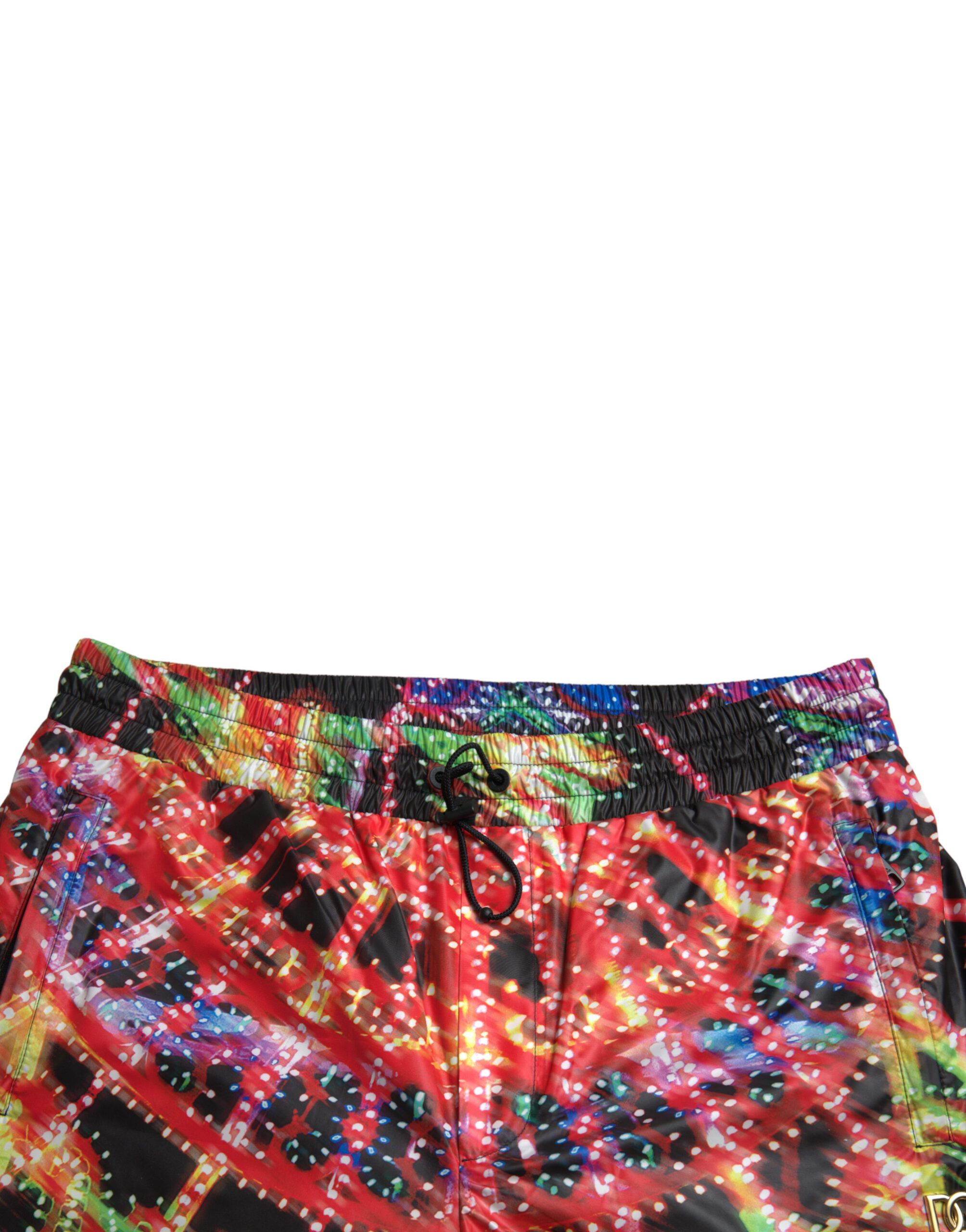 Luminarie Print Men Bermuda Men's Shorts - Dolce & Gabbana - Modalova
