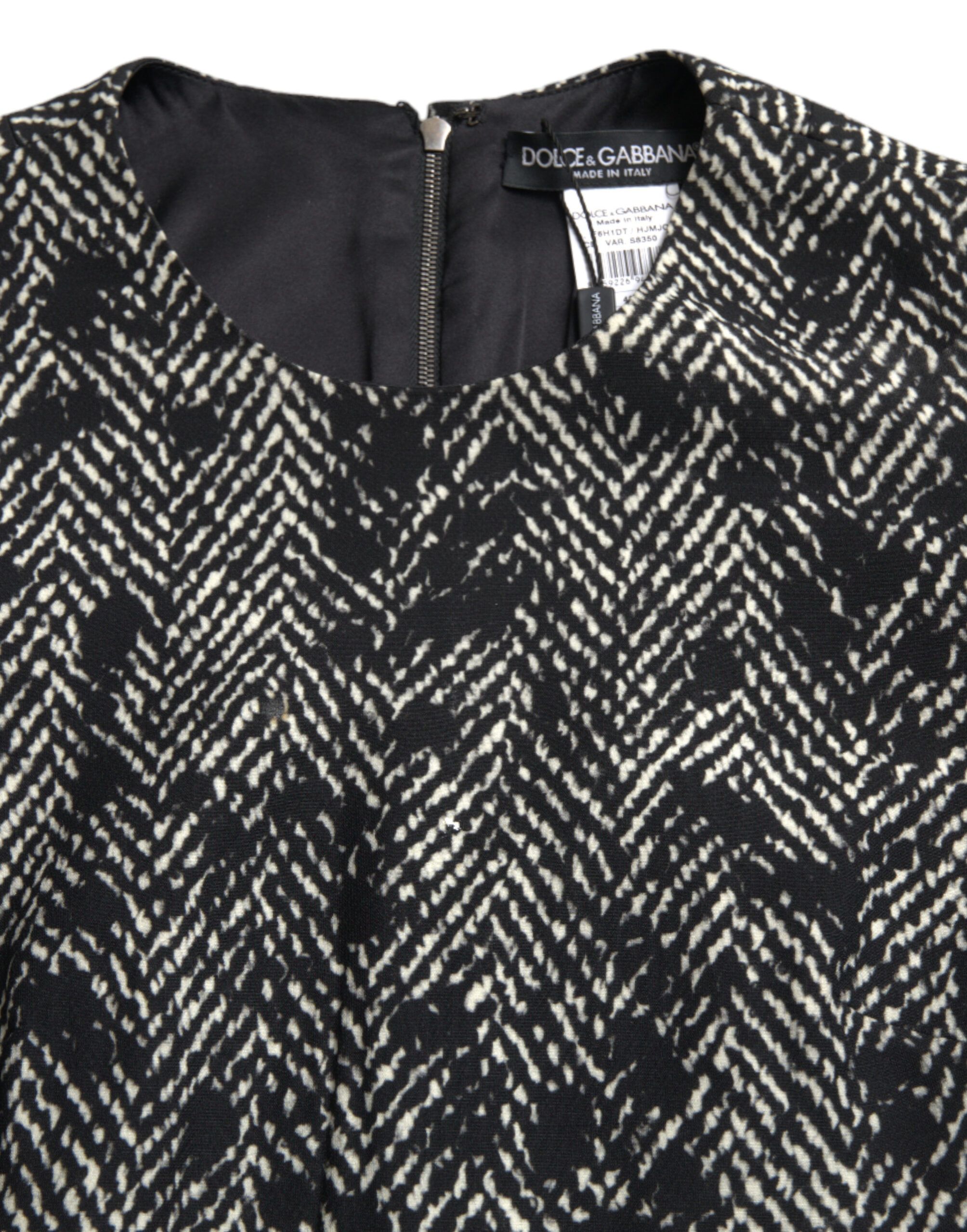 Chevron Polyester Shift Mini Women's Dress - Dolce & Gabbana - Modalova