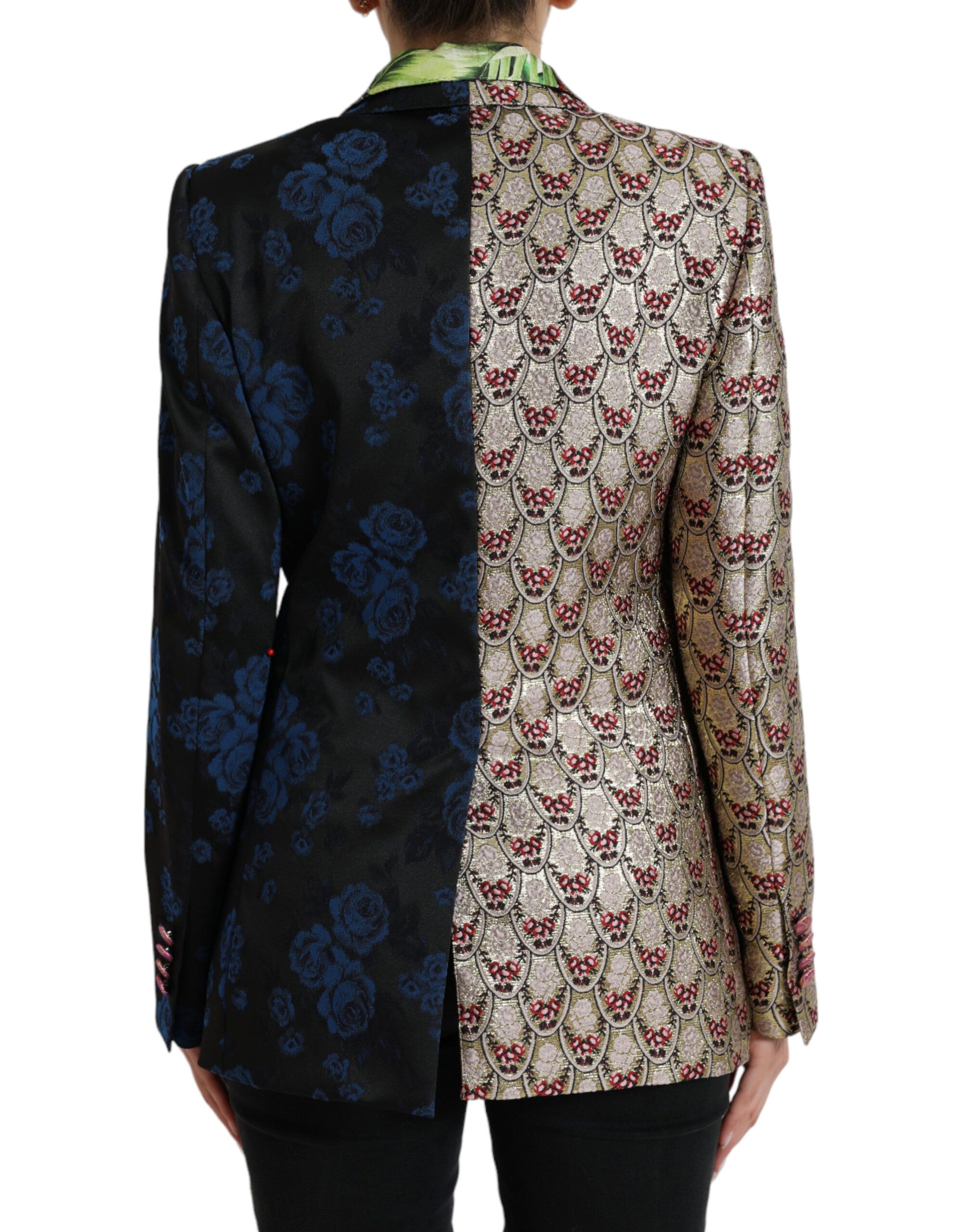 Floral Patchwork Jacquard Women's Jacket - Dolce & Gabbana - Modalova