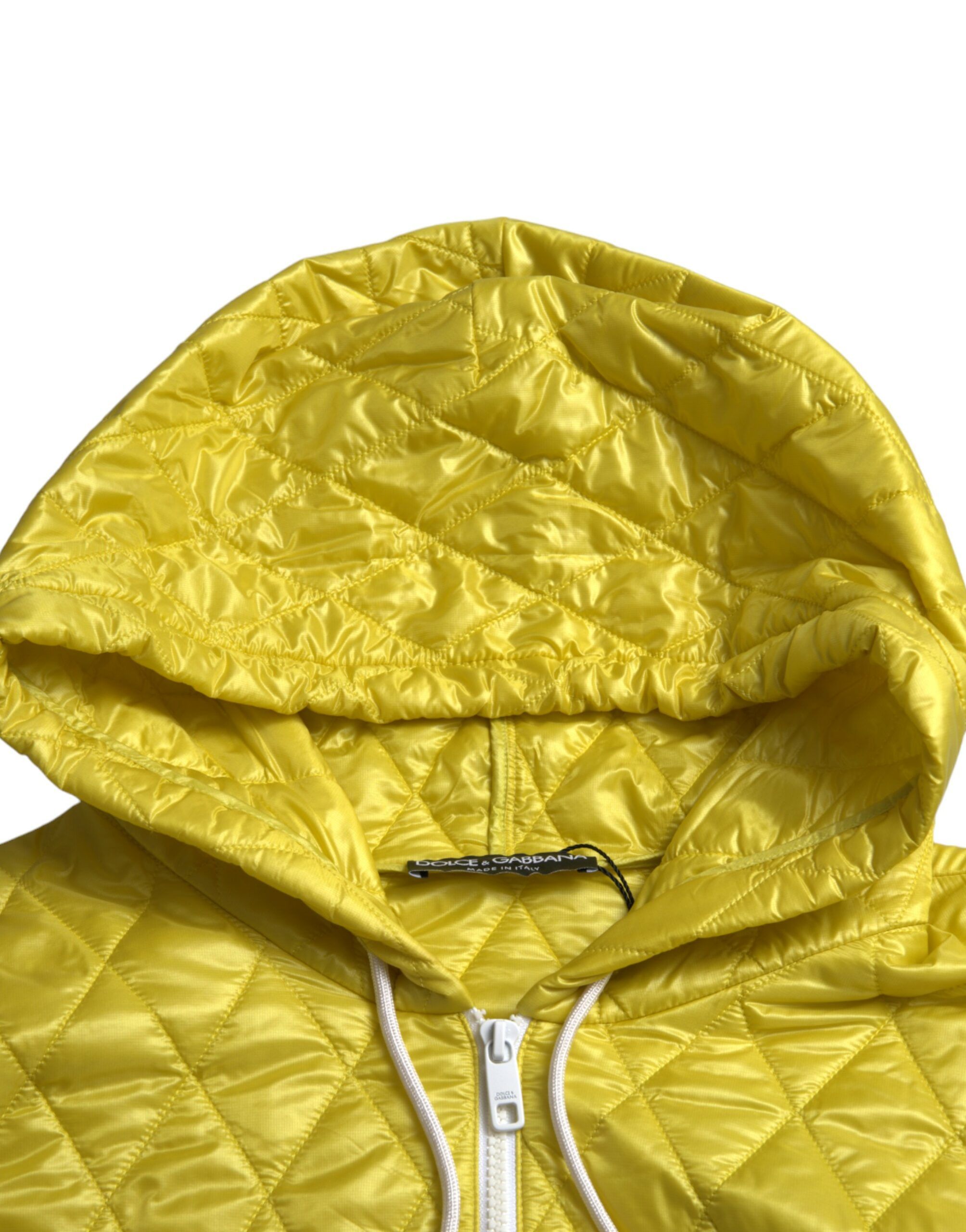 Nylon Quilted Hooded Pullover Women's Jacket - Dolce & Gabbana - Modalova