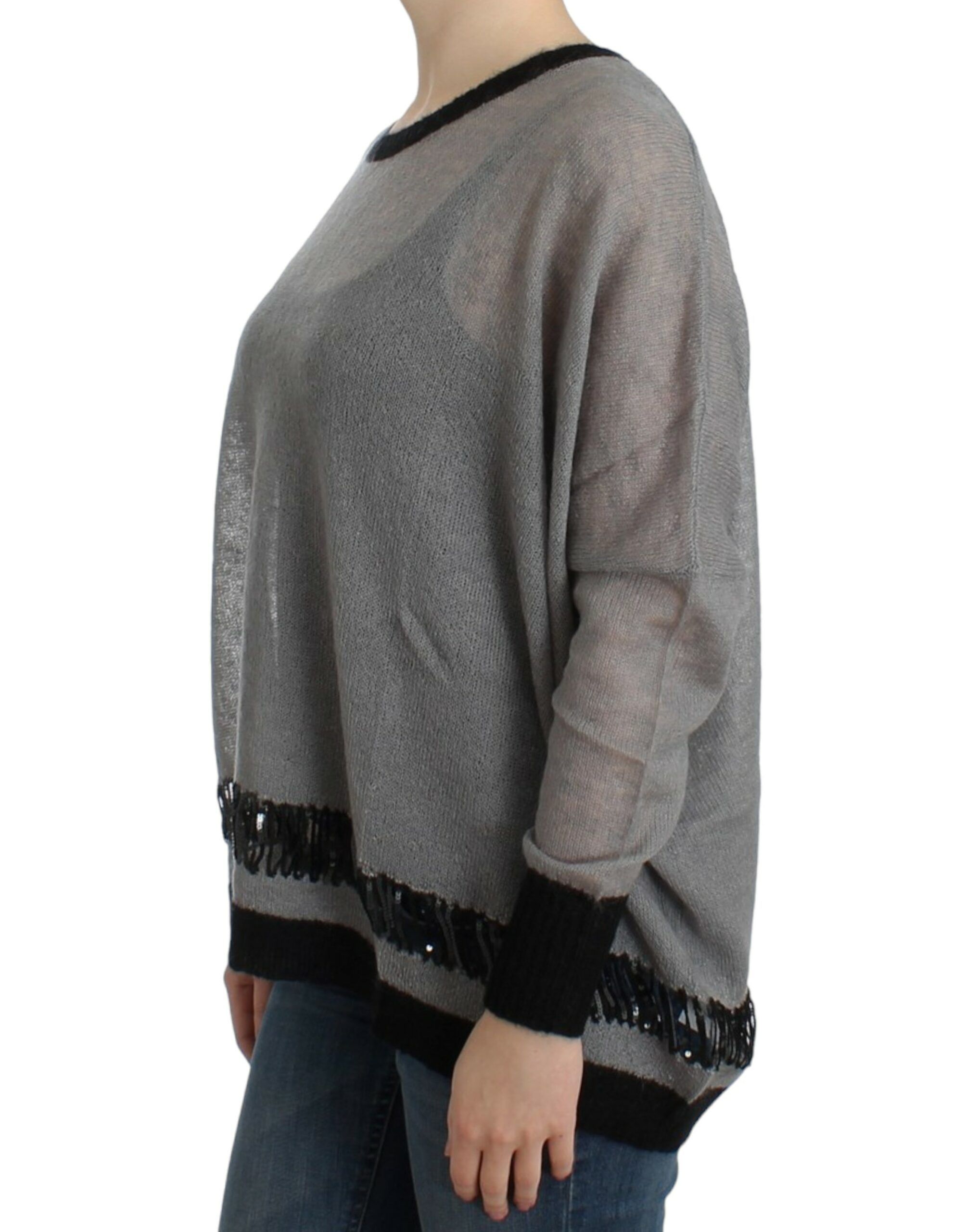 Embellished asymmetric Women's sweater - Costume National - Modalova