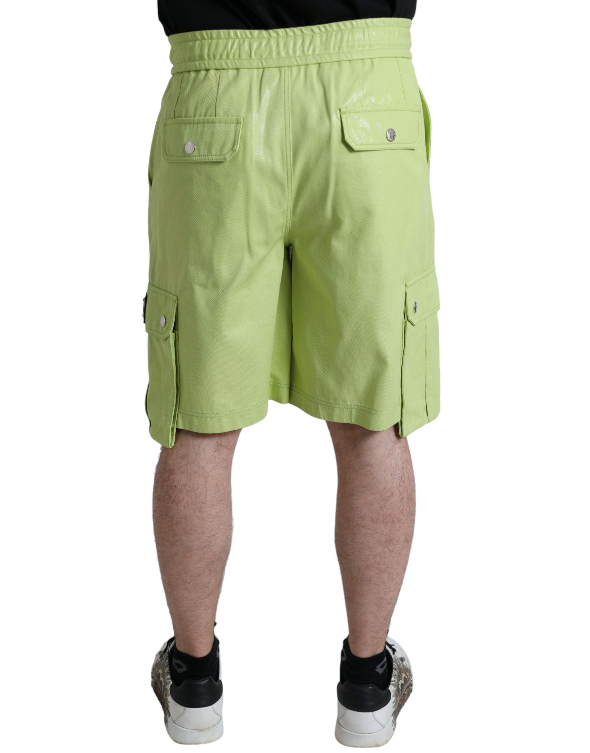 Light Cotton Men Cargo Bermuda Men's Shorts - Dolce & Gabbana - Modalova