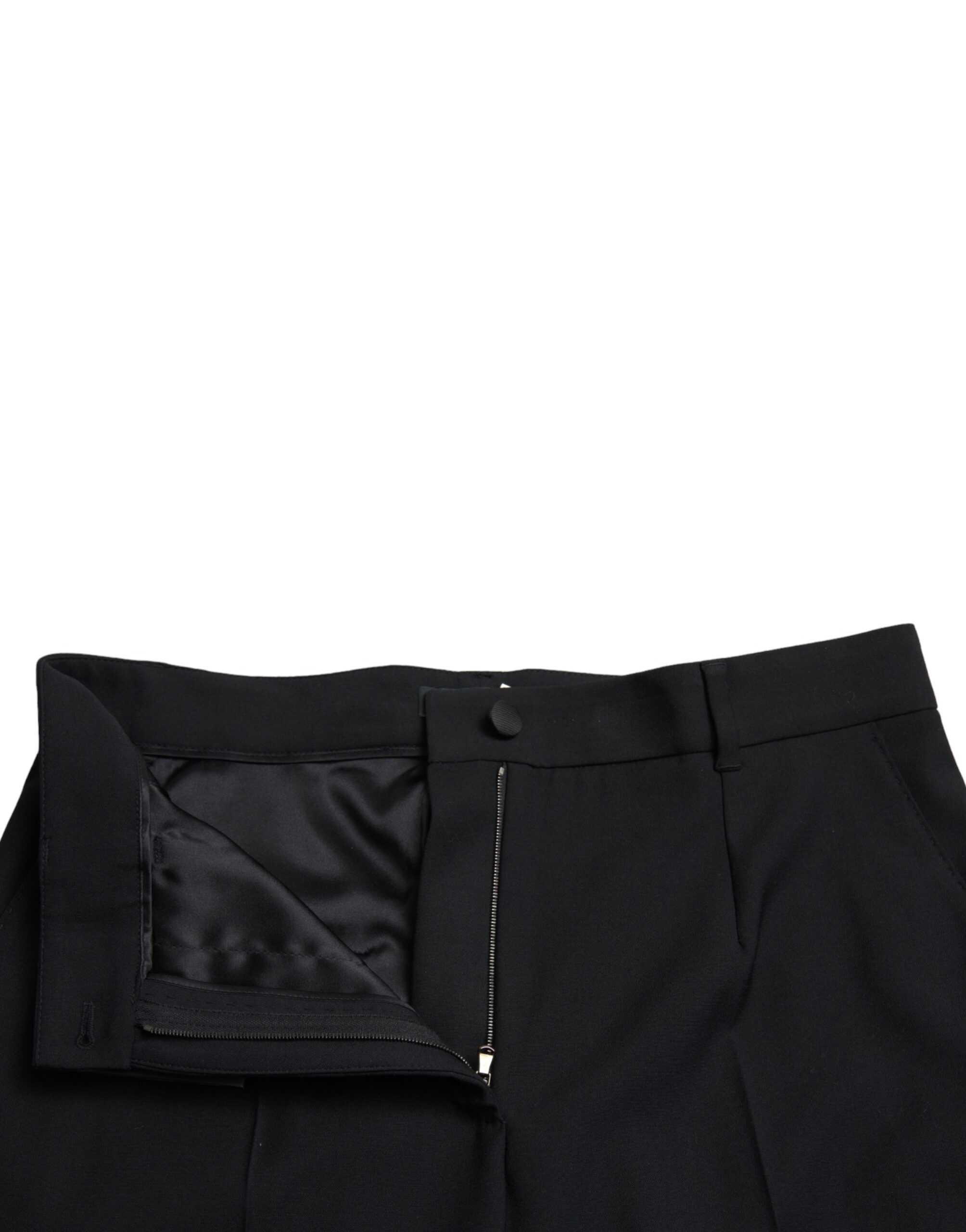 Wool High Waist Straight Women's Pants - Dolce & Gabbana - Modalova
