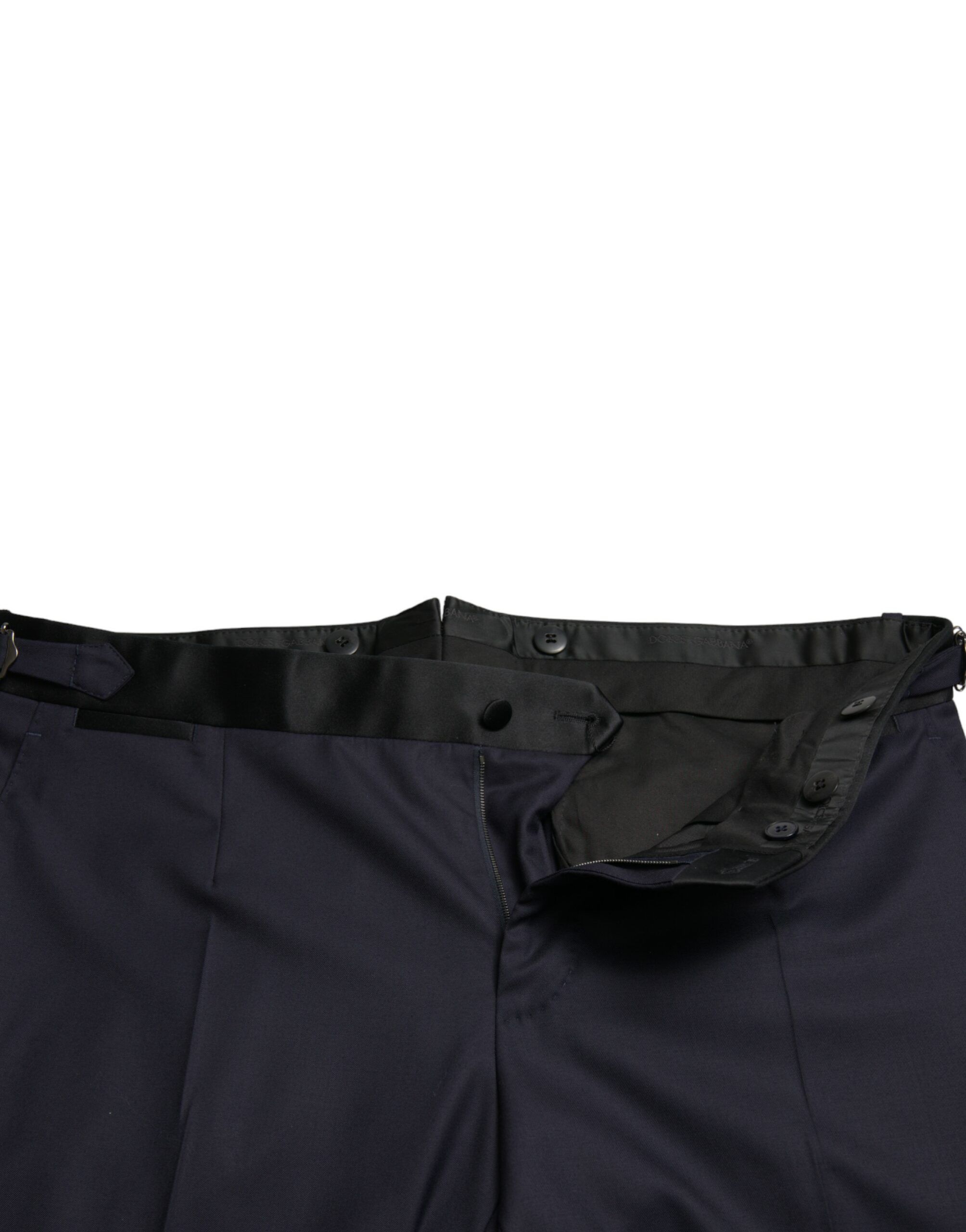 Wool Cropped Tapered Men's Pants - Dolce & Gabbana - Modalova