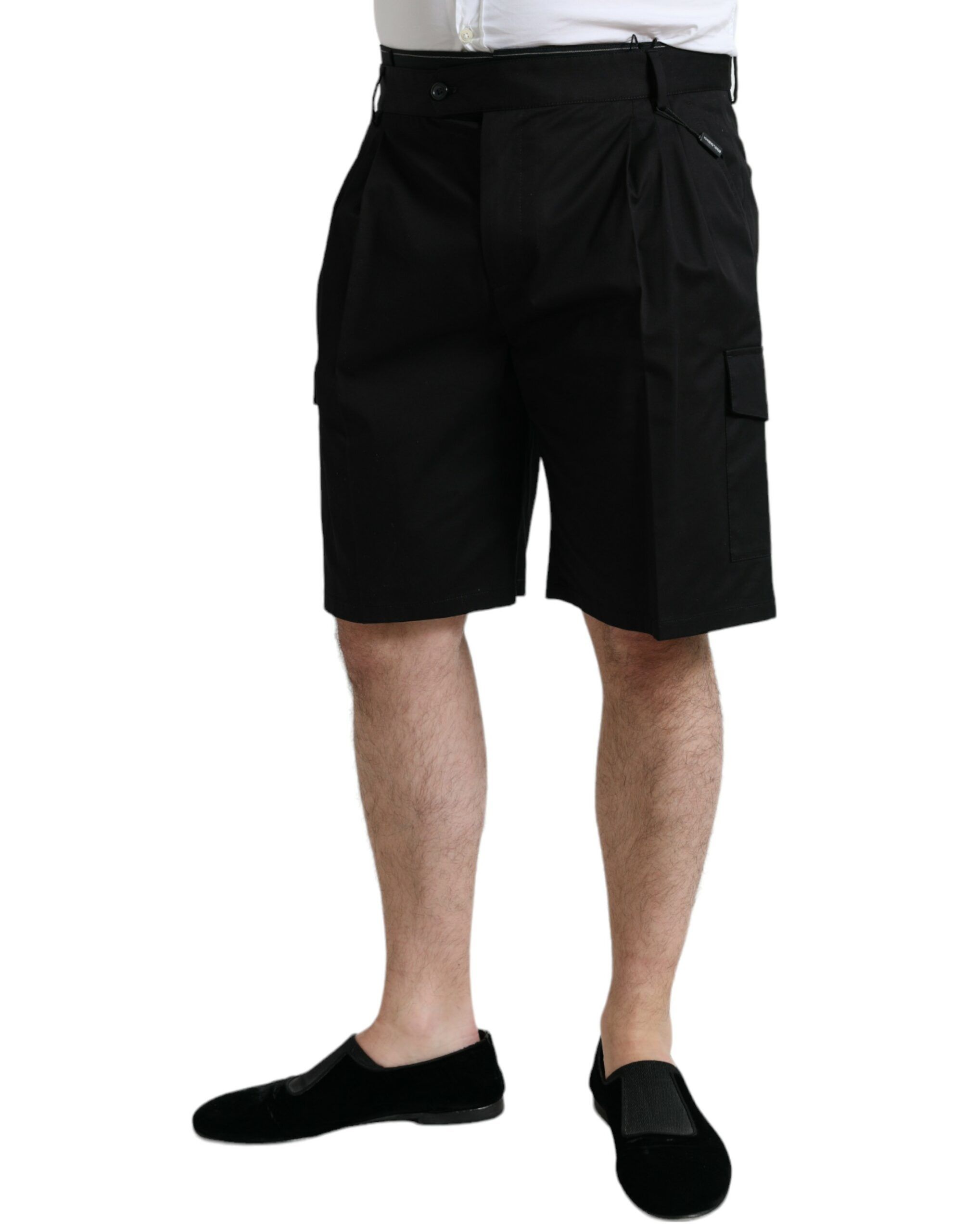 Cotton Stretch Cargo Bermuda Men's Shorts - Dolce & Gabbana - Modalova
