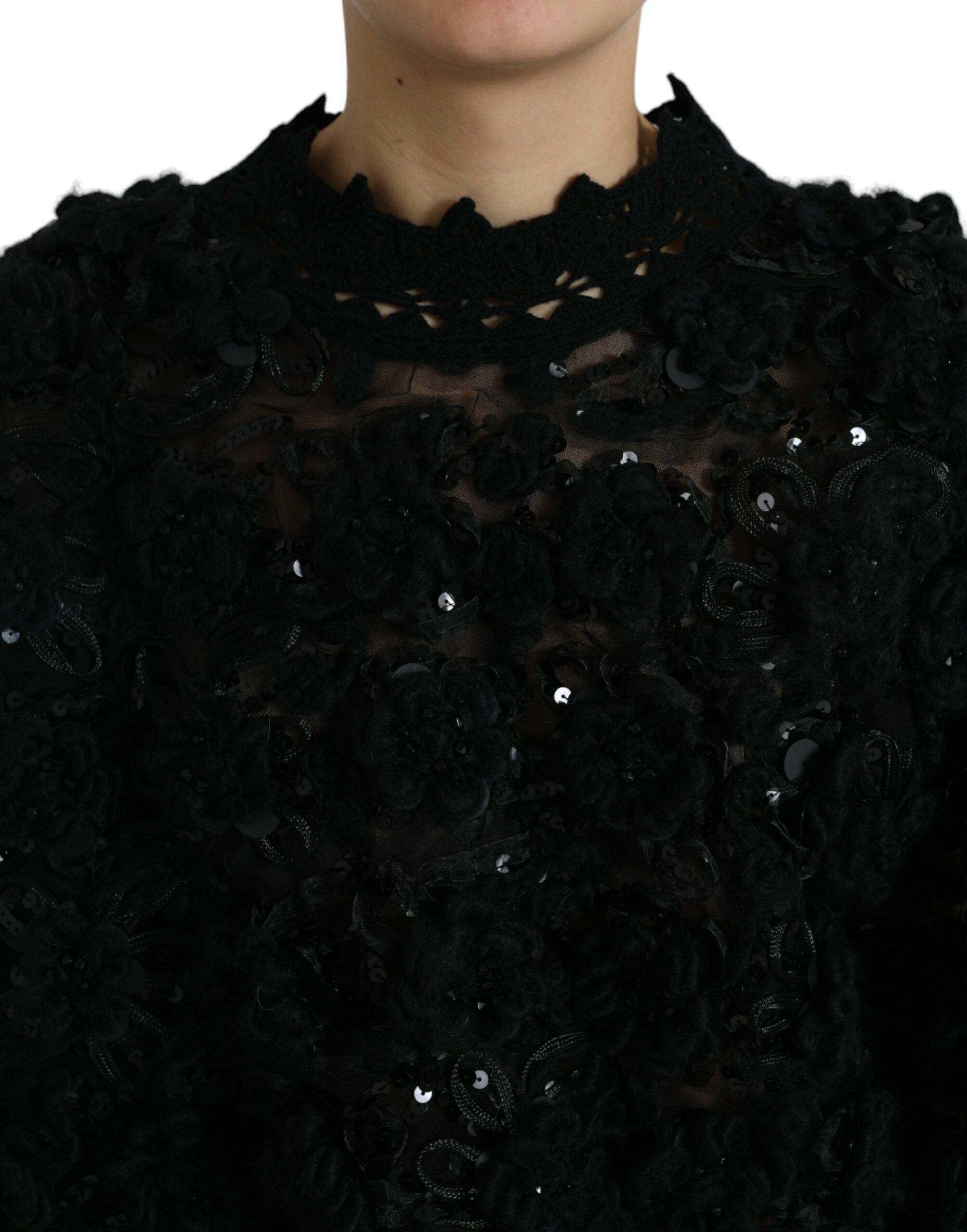 Sequined Embellished Pullover Women's Sweater - Dolce & Gabbana - Modalova