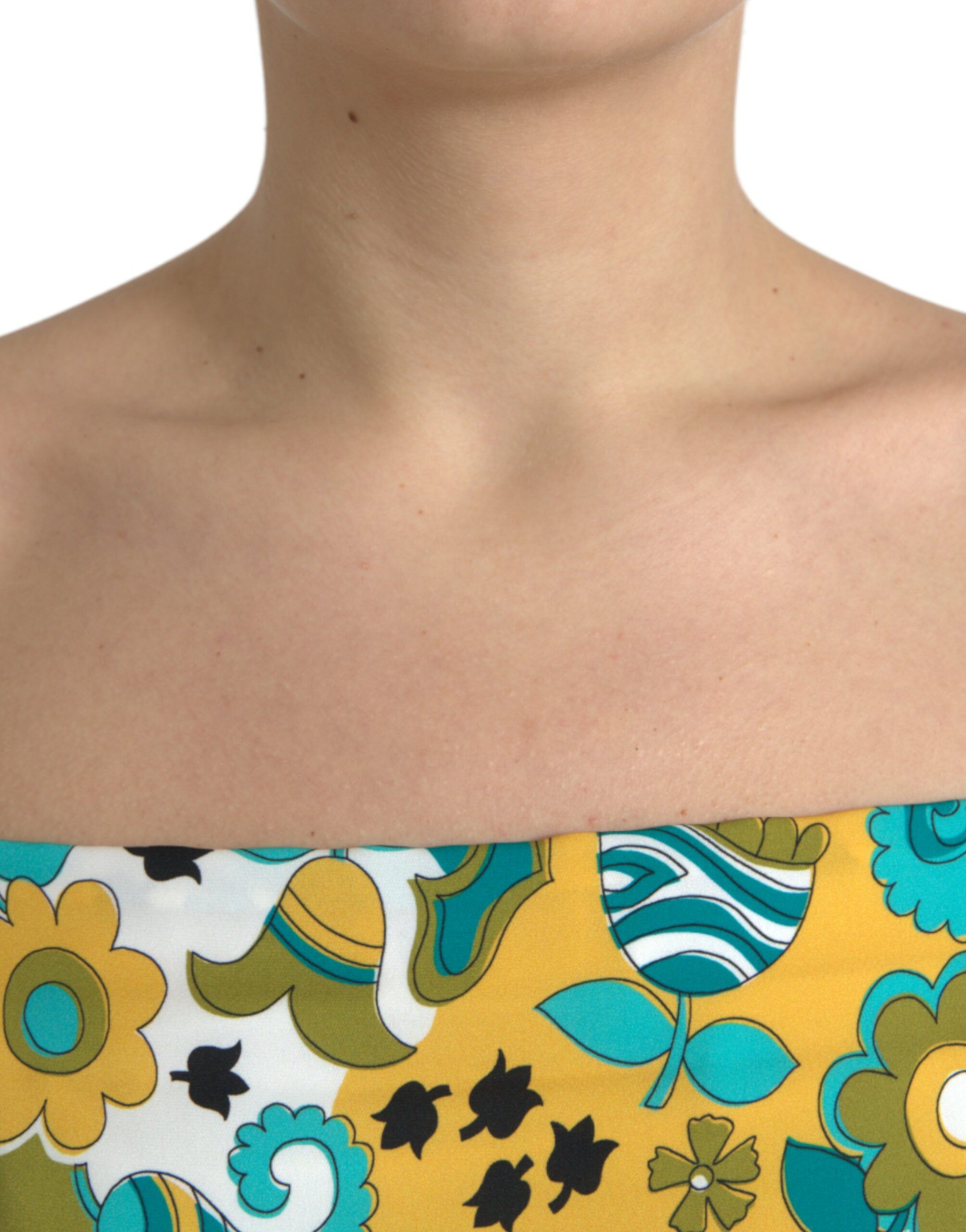 Floral Sleeveless Cropped Women's Top - Dolce & Gabbana - Modalova