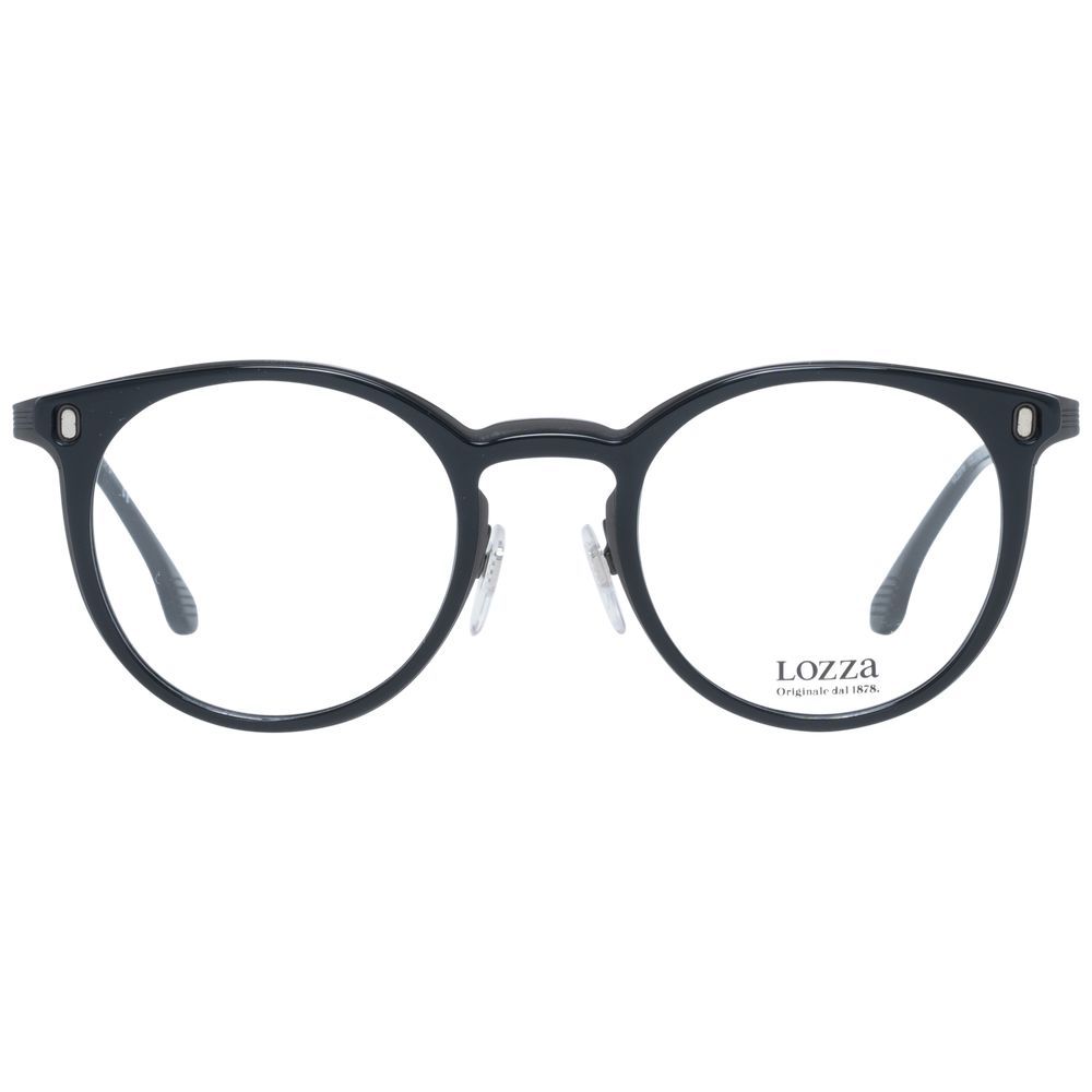 Lozza Black Metal Glasses (Frames) - Lozza - Modalova