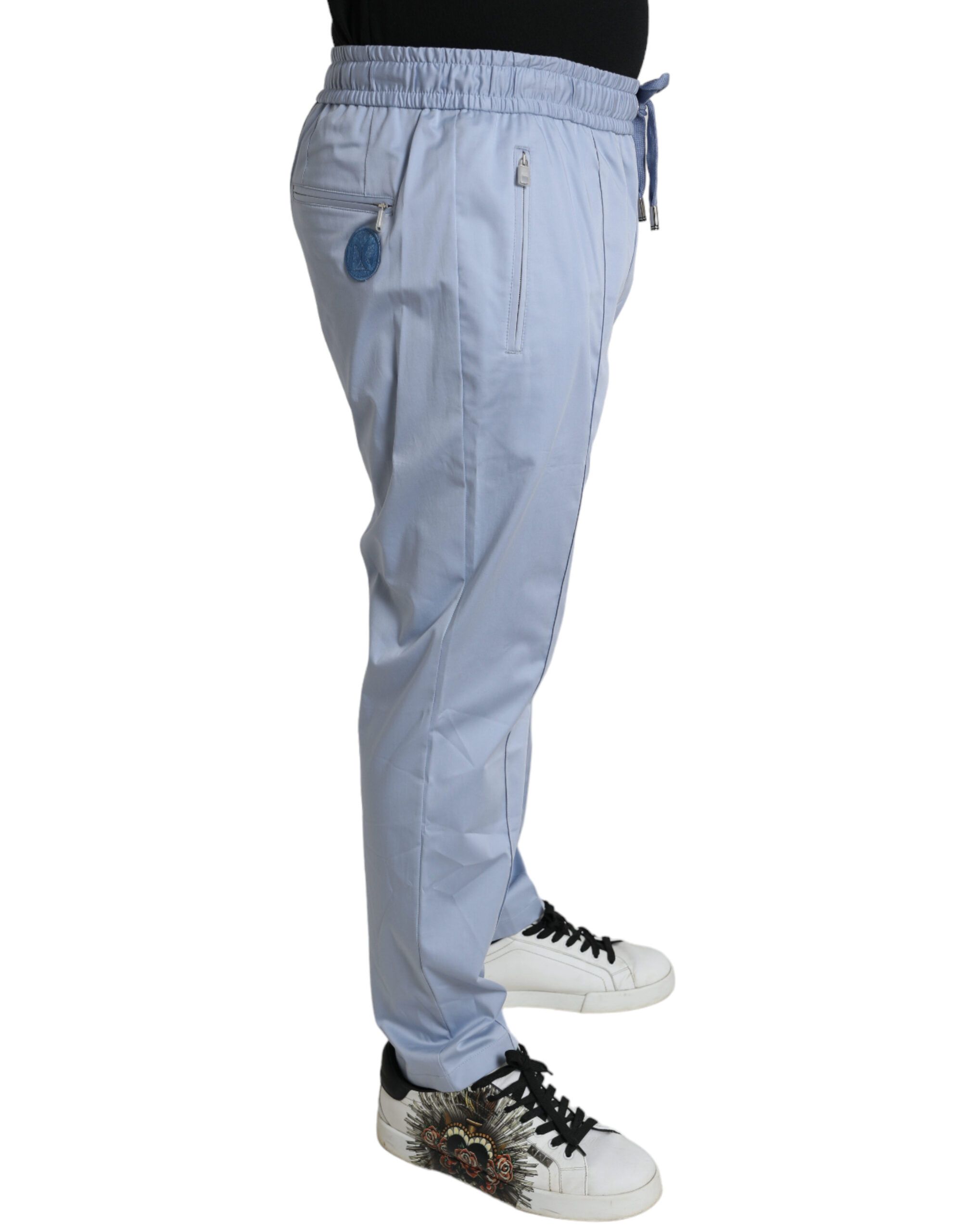 Cotton Stretch Jogger Men's Pants - Dolce & Gabbana - Modalova