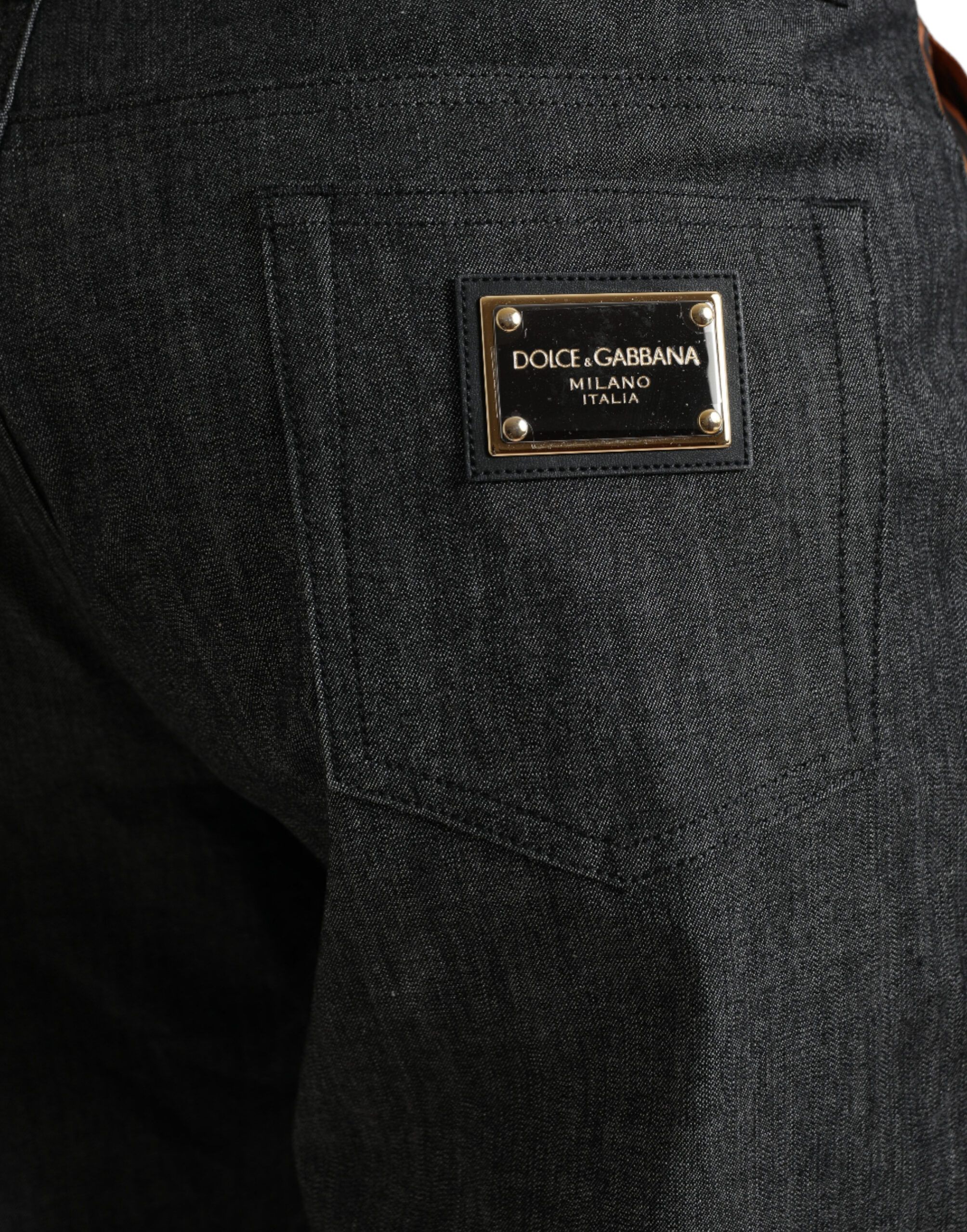 Tiger Cotton Loose Denim Men's Jeans - Dolce & Gabbana - Modalova