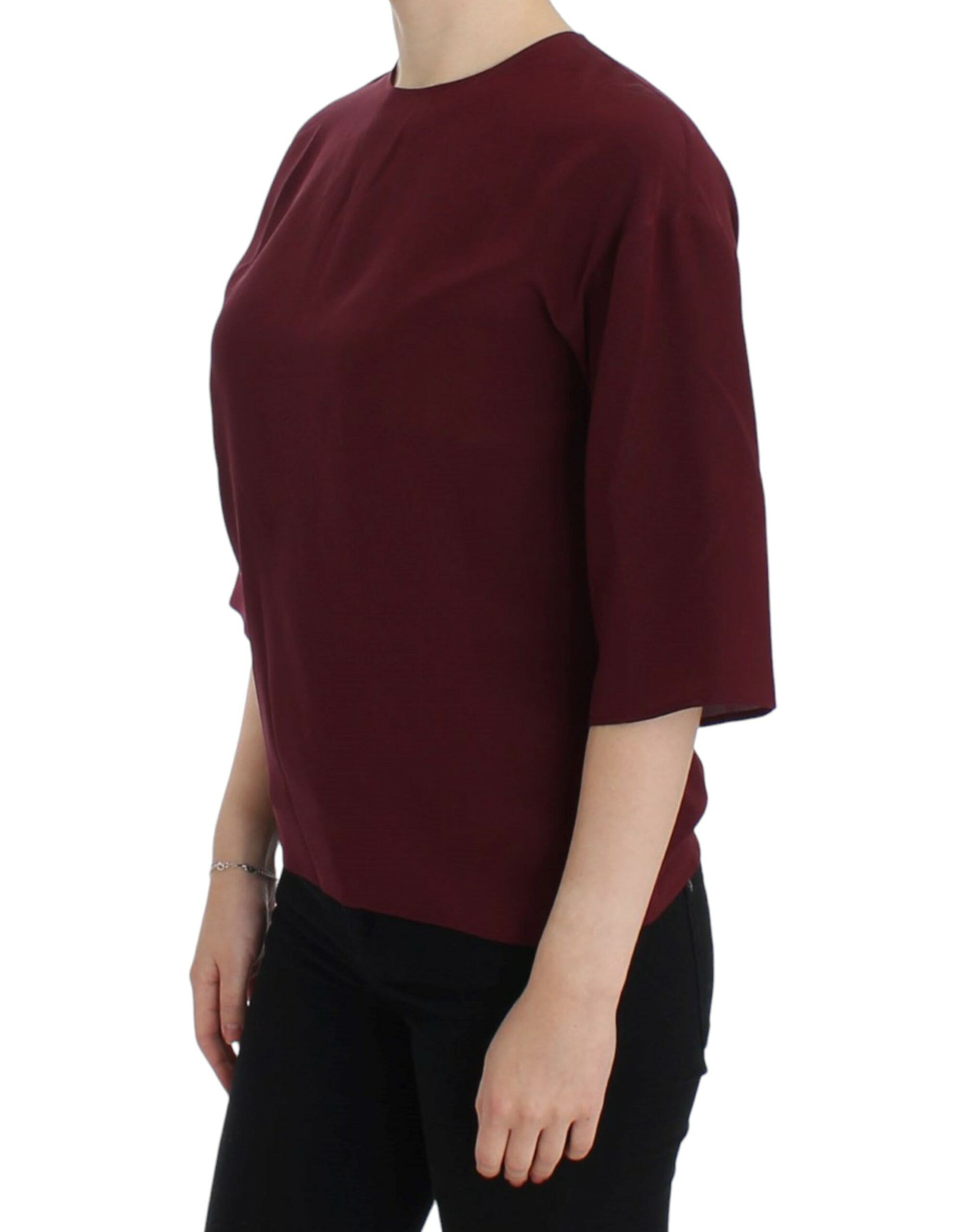 Sleeve silk Women's blouse - Dolce & Gabbana - Modalova