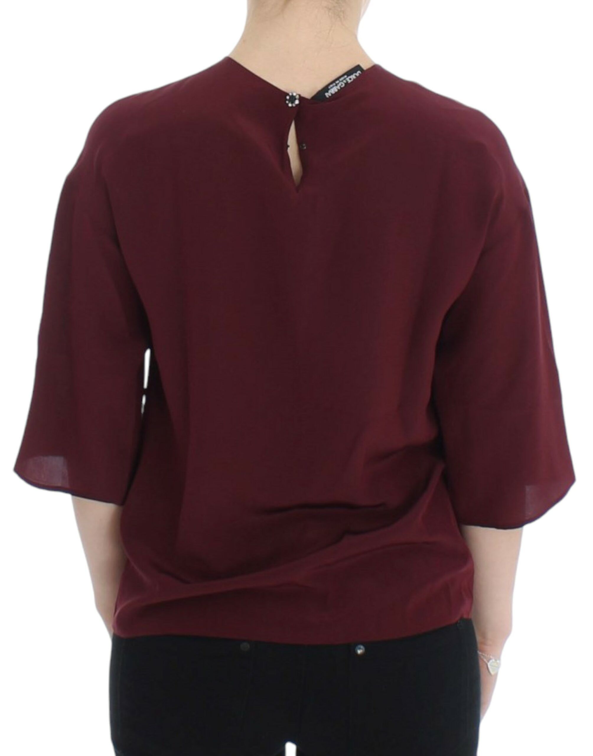 Sleeve silk Women's blouse - Dolce & Gabbana - Modalova