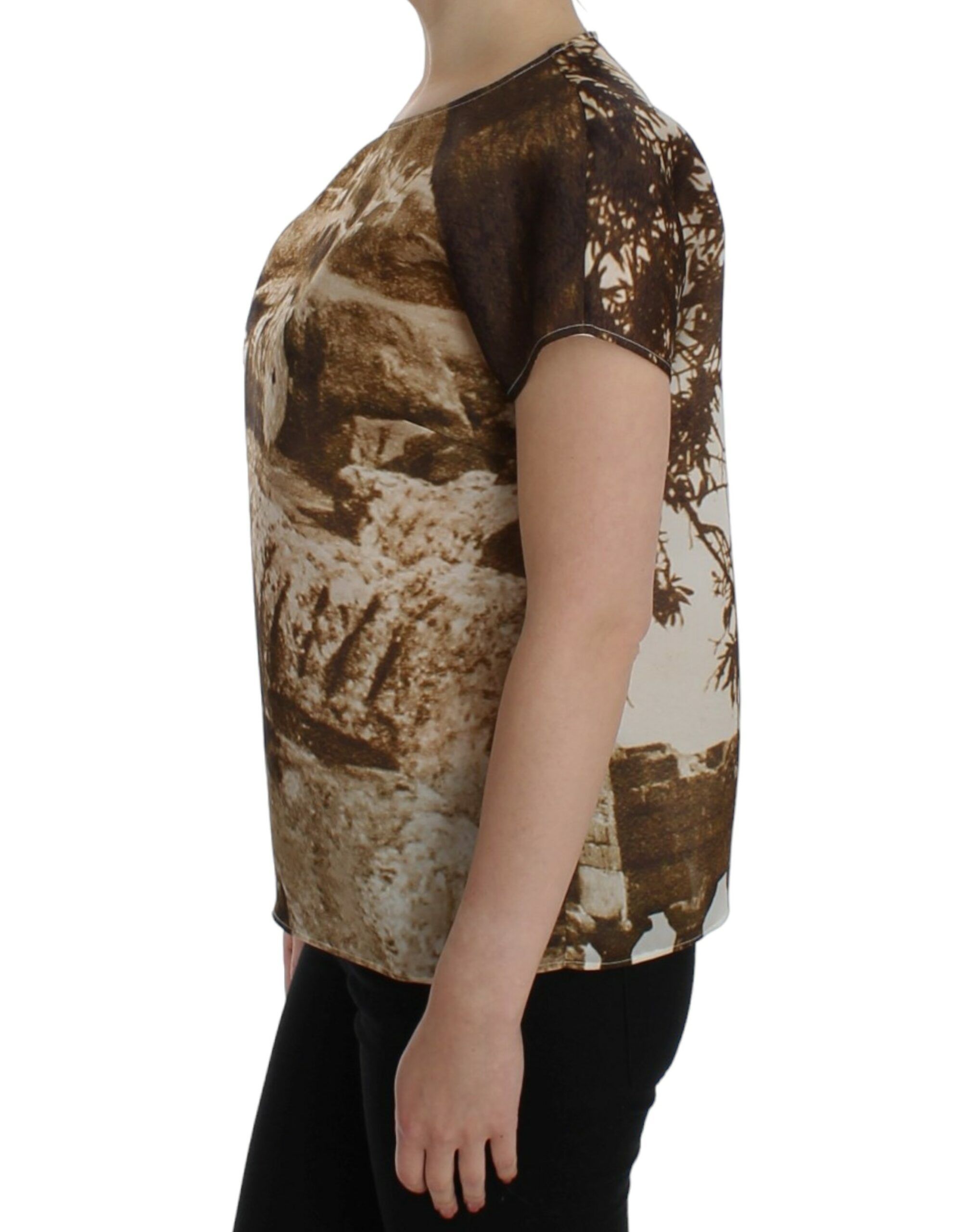 Taormina silk Women's blouse - Dolce & Gabbana - Modalova