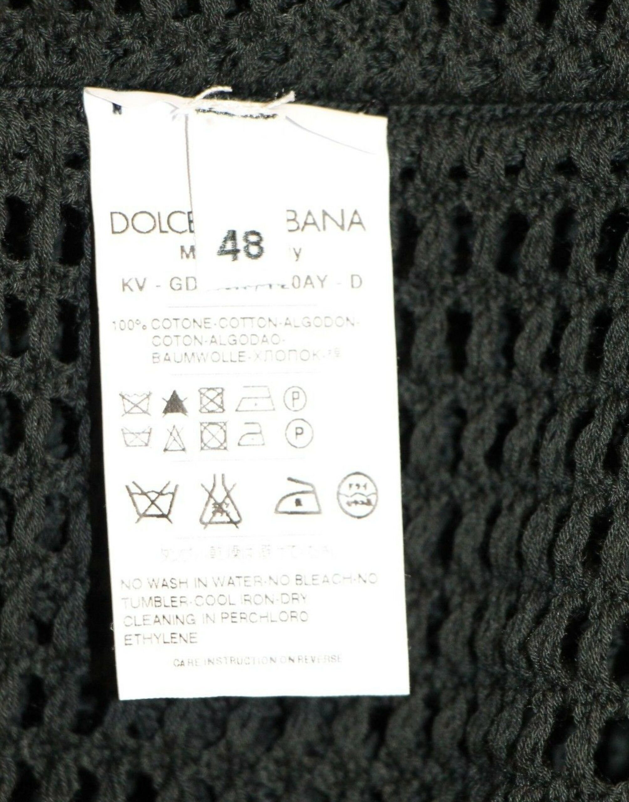 Dark Runway Netz Pullover Netted Men's Sweater - Dolce & Gabbana - Modalova
