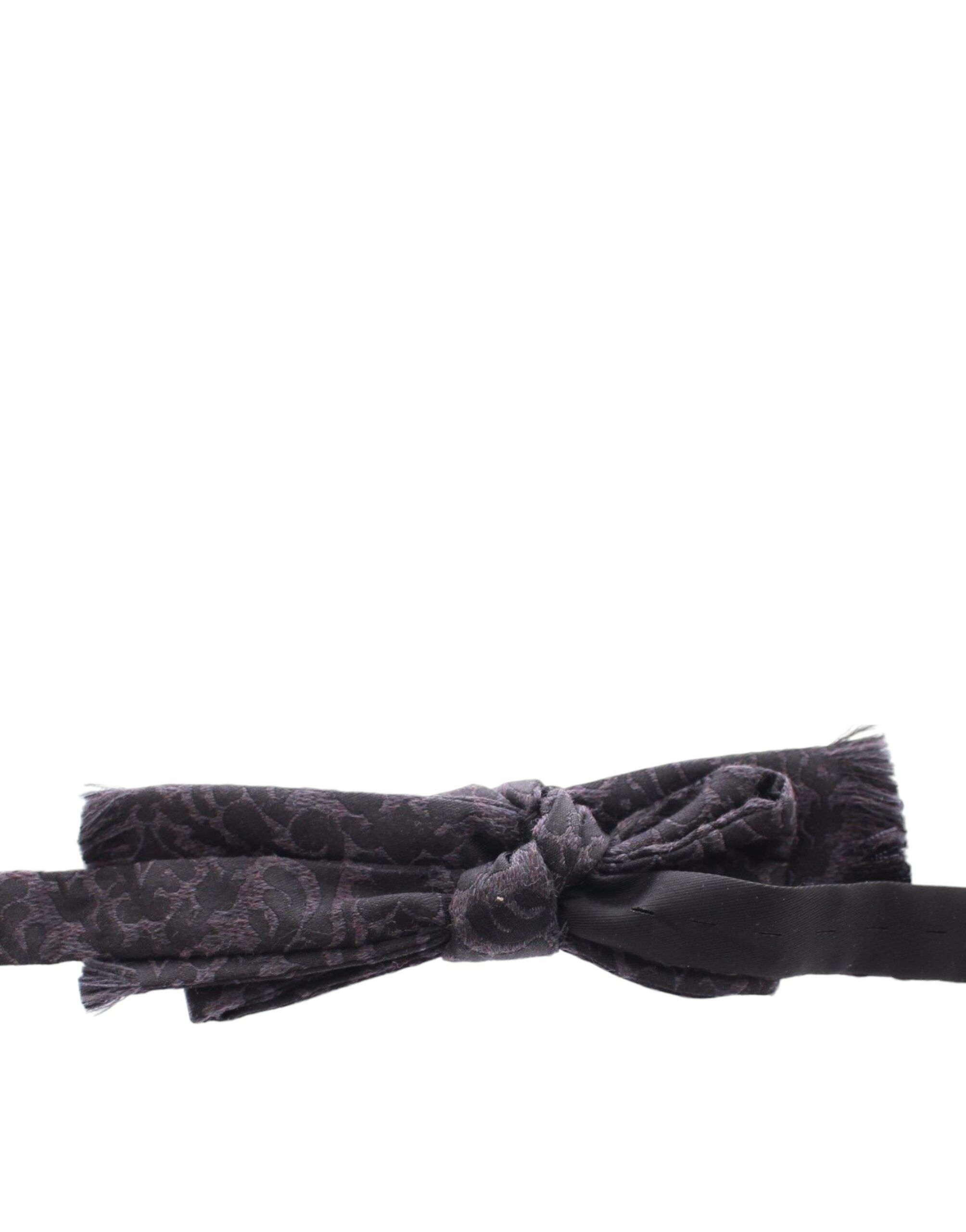 Wool Silk Brand Baroque Paisley Bow Tie Men's Men - Dolce & Gabbana - Modalova