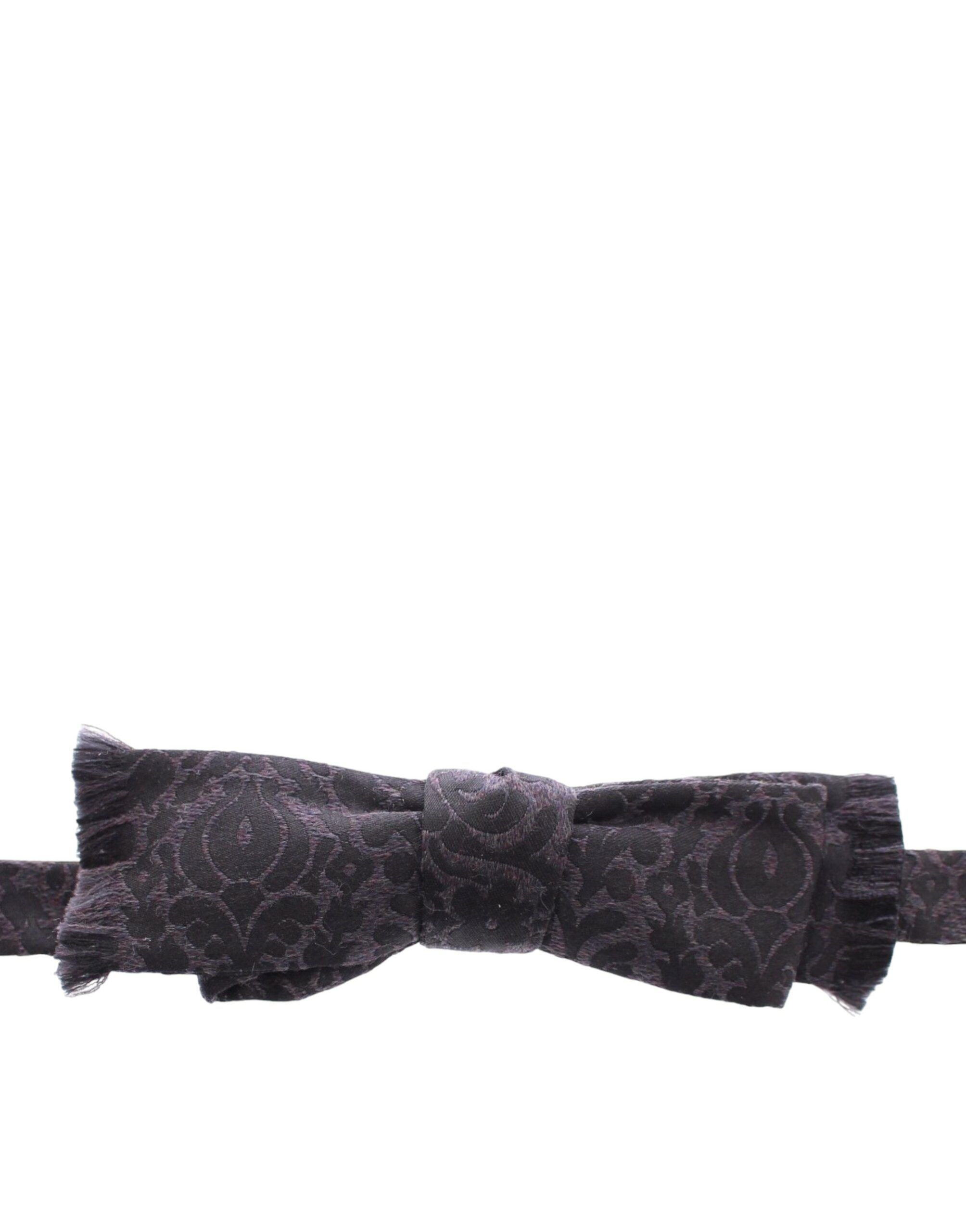 Gray Wool Silk Bow Men's Tie - Dolce & Gabbana - Modalova