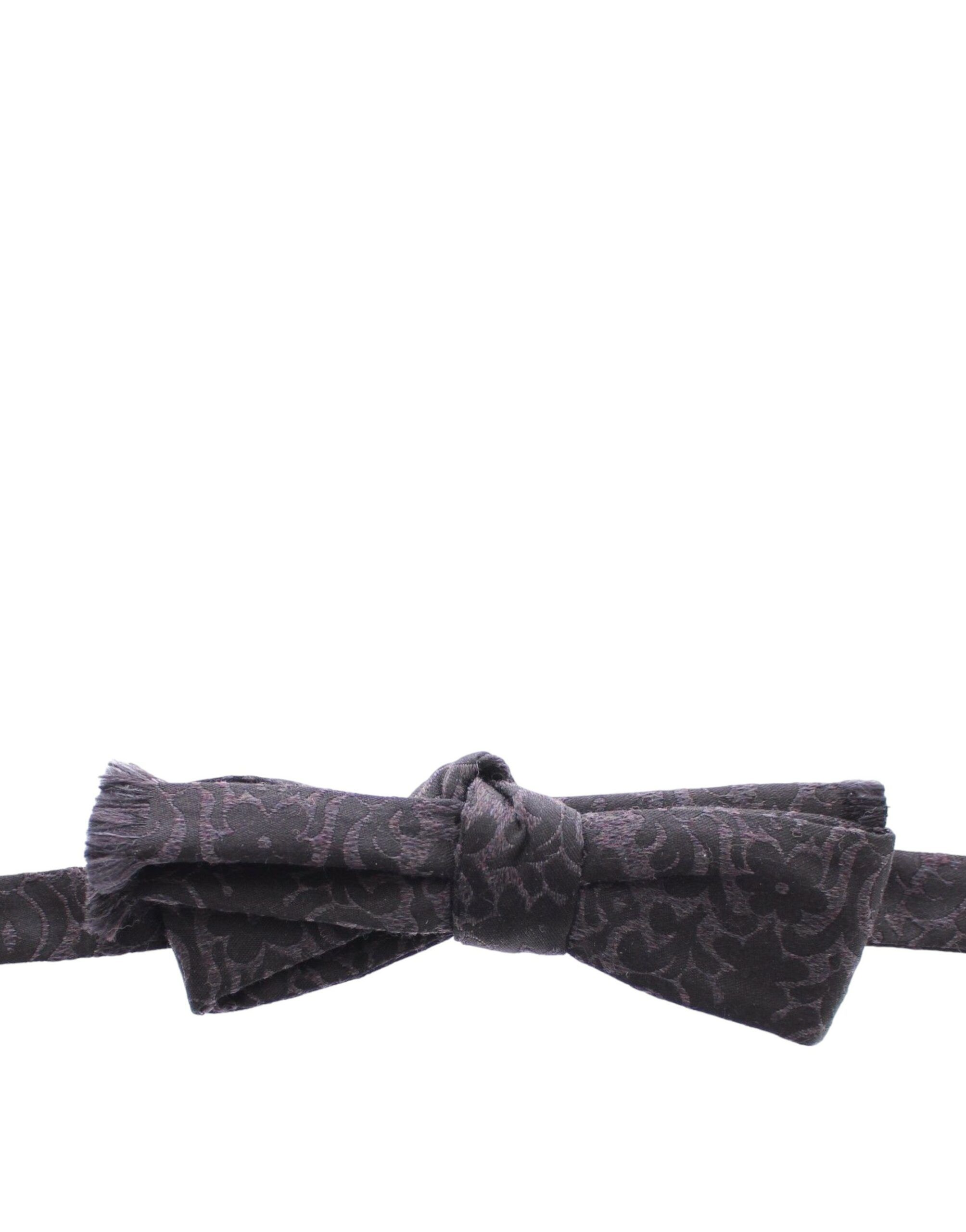Gray Wool Silk Bow Men's Tie - Dolce & Gabbana - Modalova