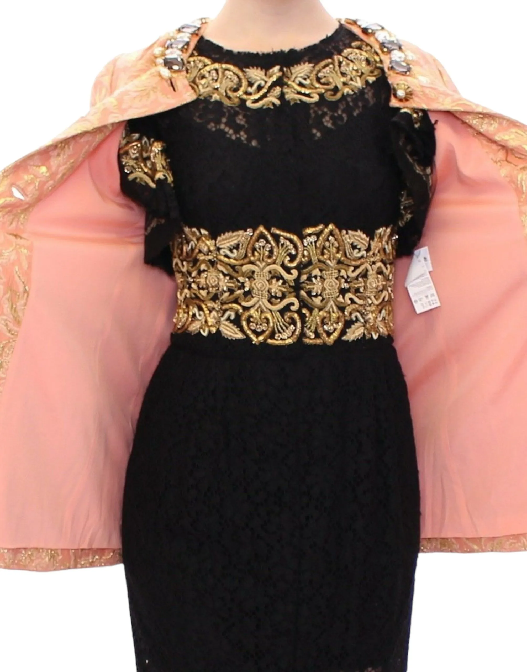 Silk Brocade Crystal Jacket Women's Coat - Dolce & Gabbana - Modalova