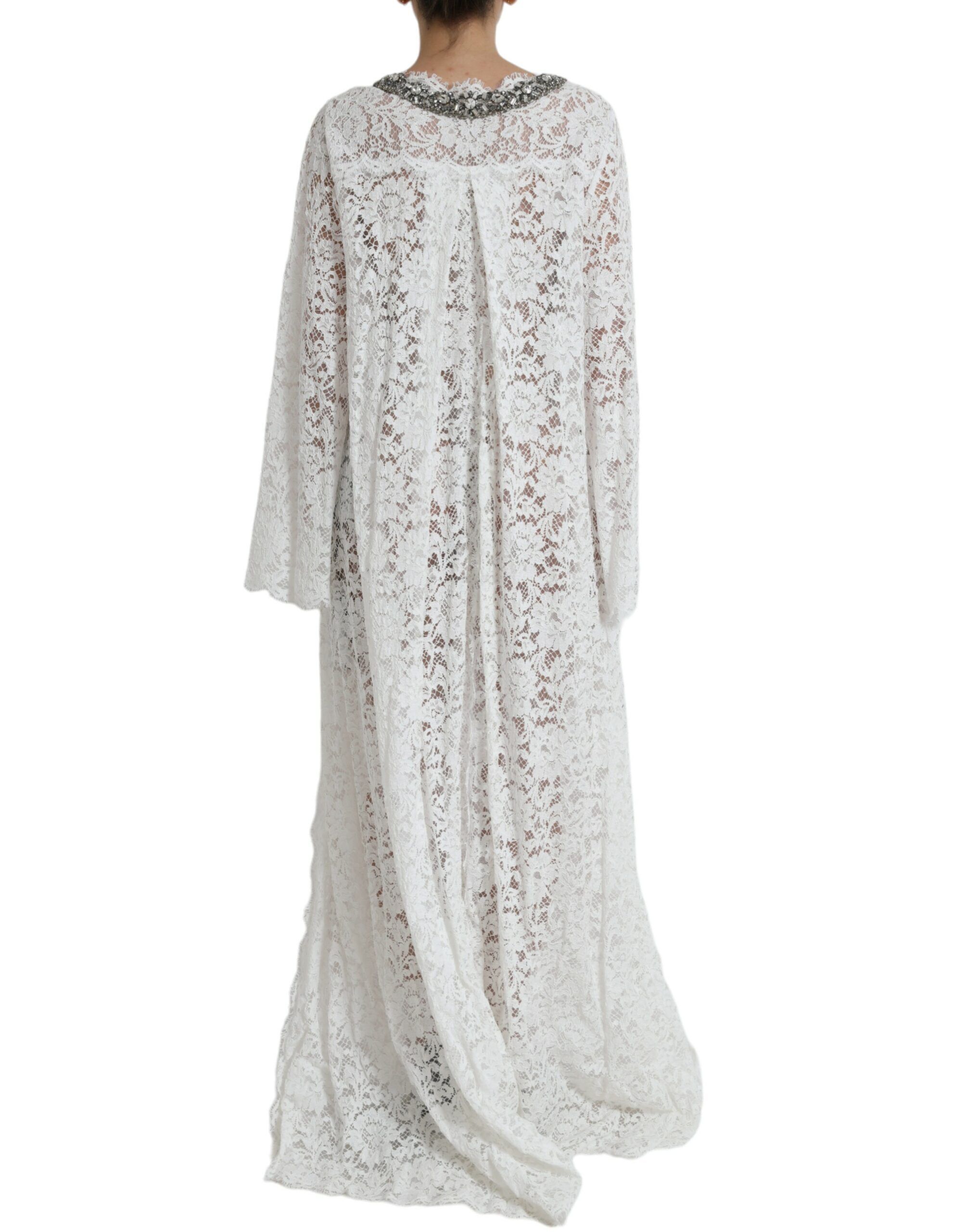Lace Crystal Embellished Shift Women's Dress - Dolce & Gabbana - Modalova