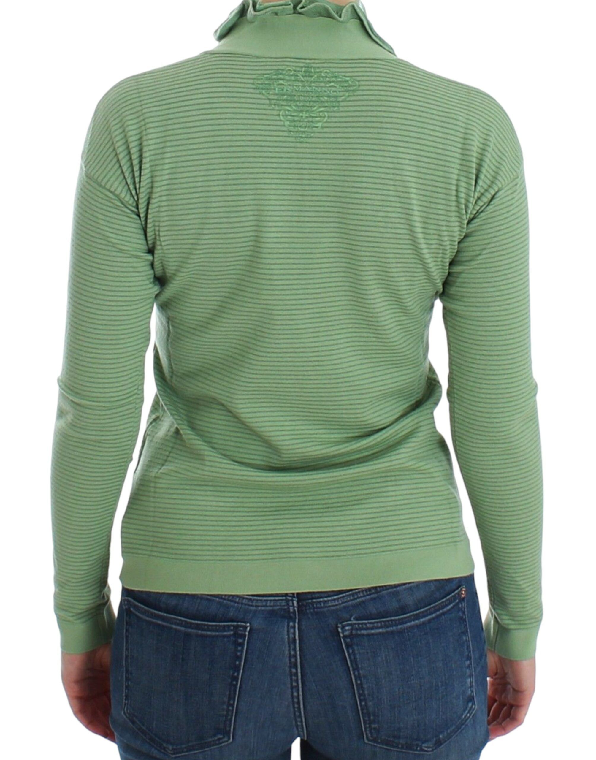 Wool Blend Striped Long Sleeve Women's Sweater - Ermanno Scervino - Modalova