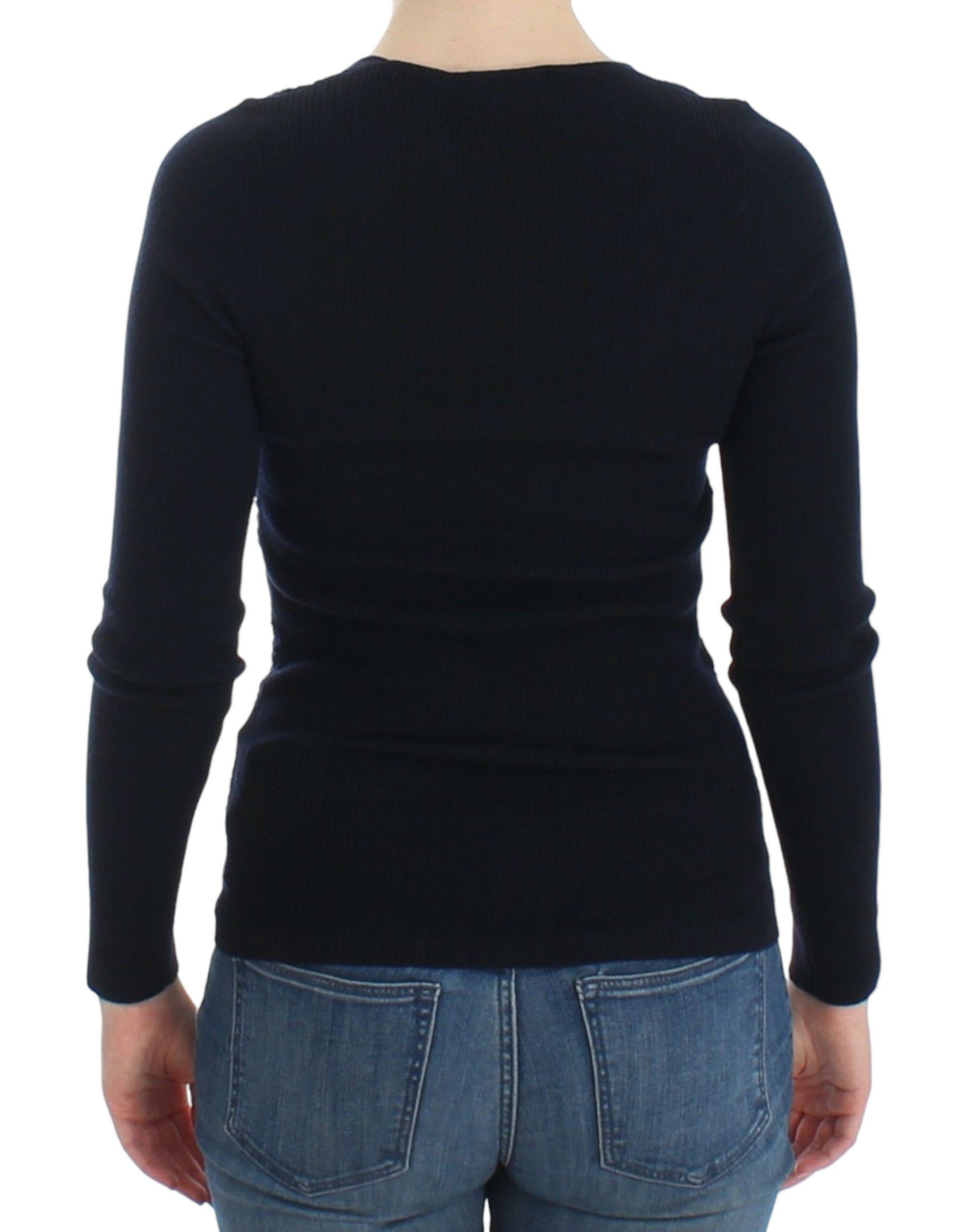 Knitted Wool Stretch Sweater Women's Top - Ermanno Scervino - Modalova