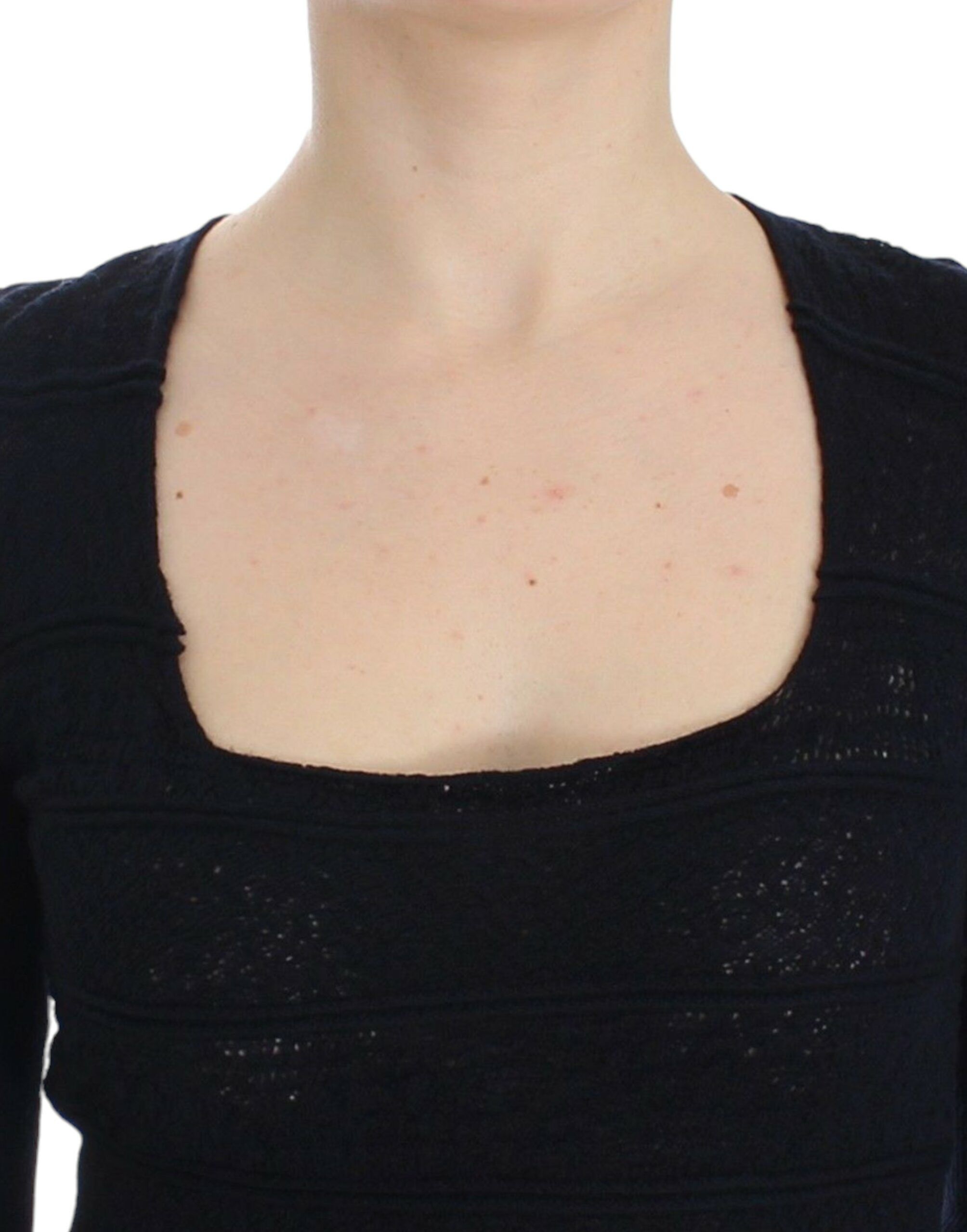 Knitted Wool Stretch Sweater Women's Top - Ermanno Scervino - Modalova