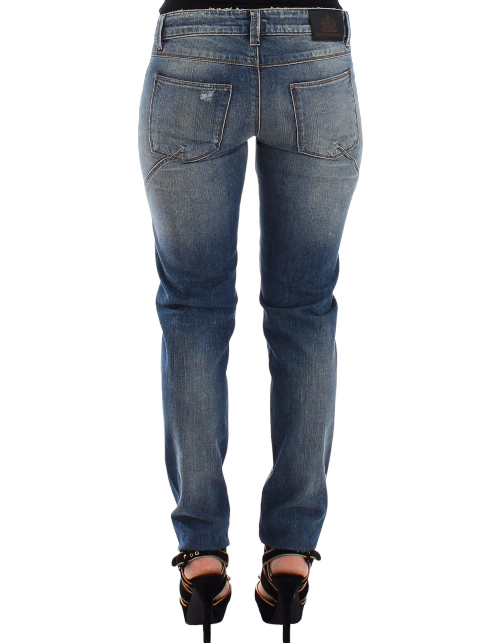 Slim Jeans Denim Pants Straight Women's Stretch - Ermanno Scervino - Modalova