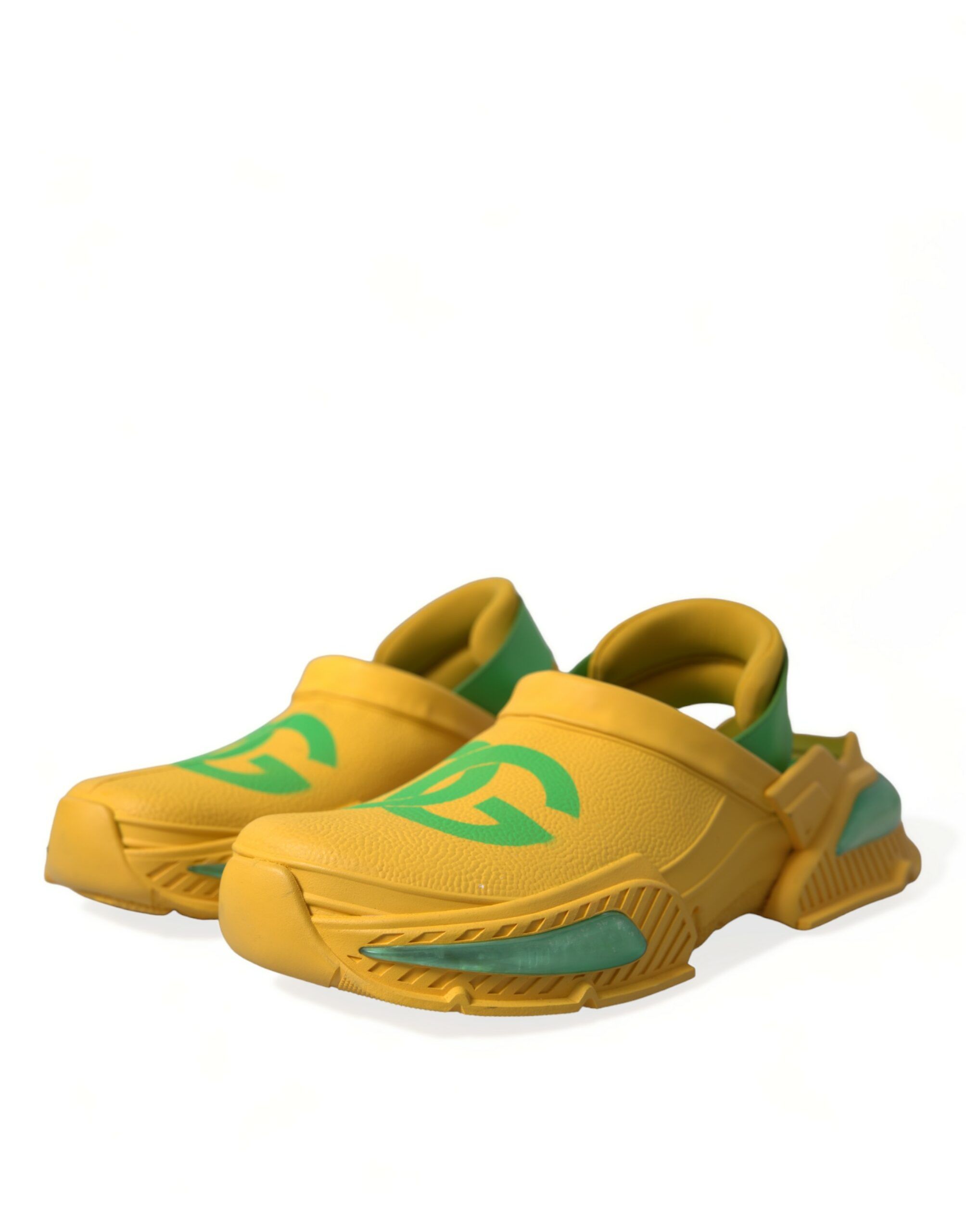 Green Rubber Clogs Men Slippers Men Men's Shoes - Dolce & Gabbana - Modalova