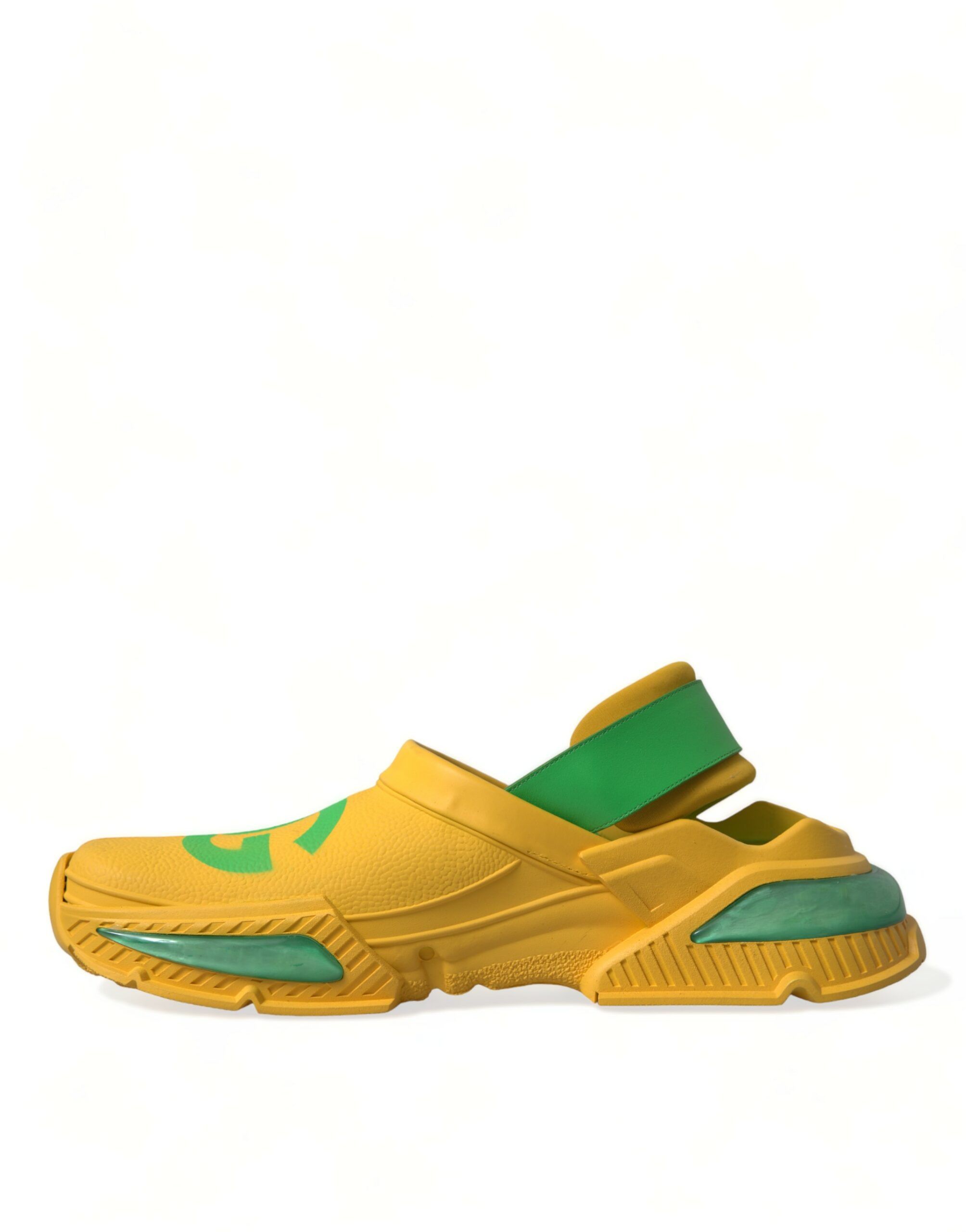 Green Rubber Clogs Men Slippers Men Men's Shoes - Dolce & Gabbana - Modalova
