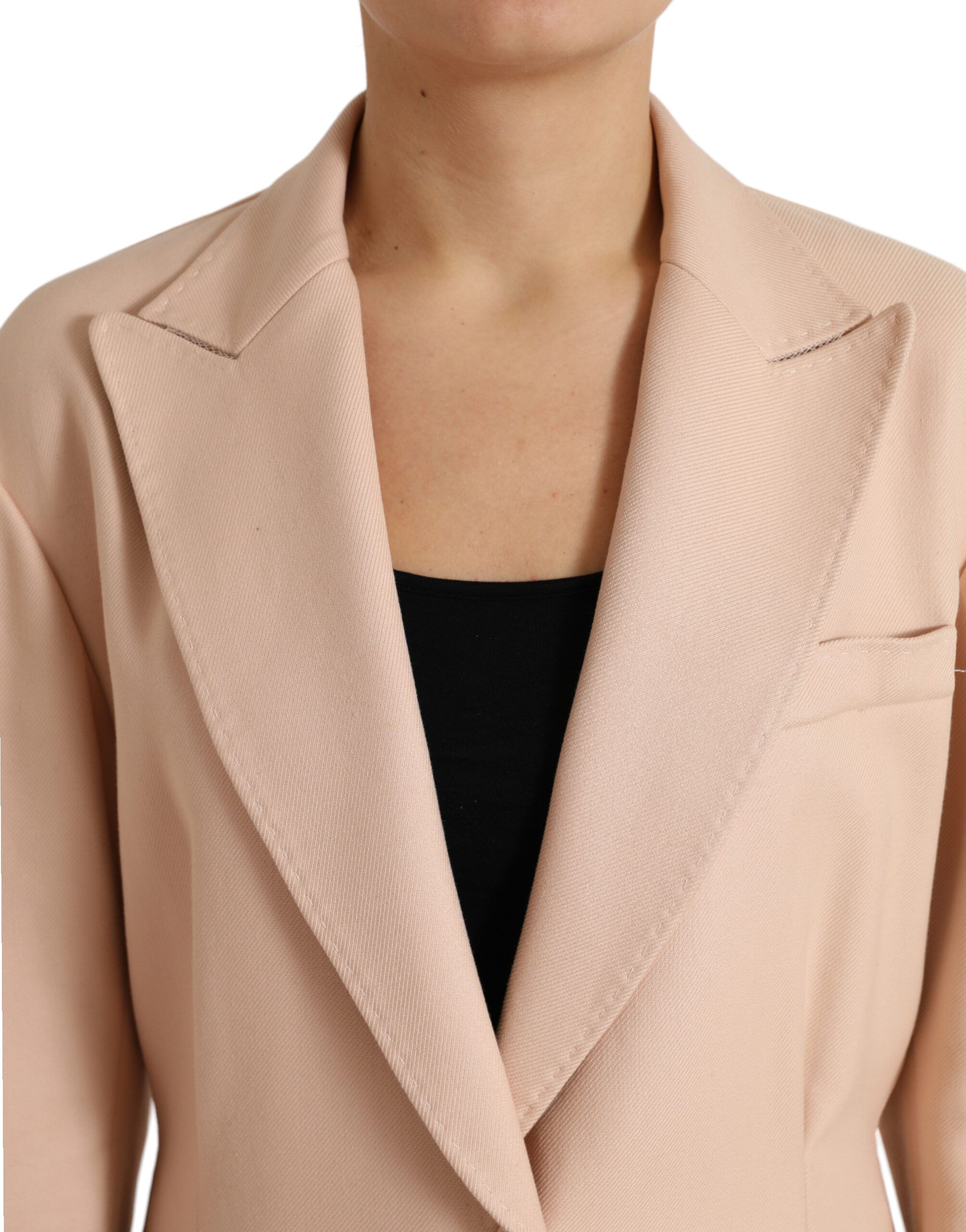 Cotton Single Breasted Long Coat Women's Jacket - Dolce & Gabbana - Modalova