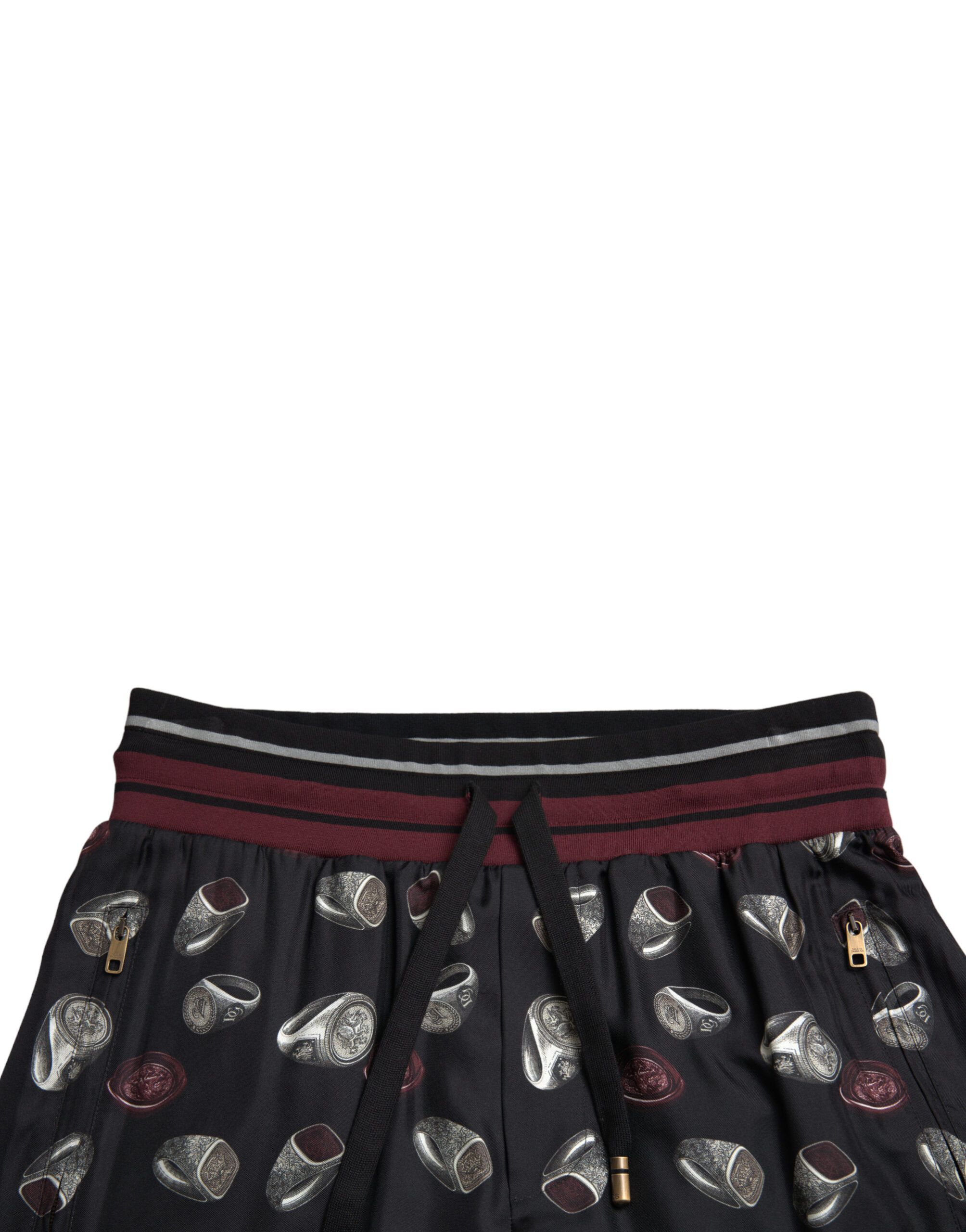 Ring Silk Jogging Trousers Men's Pants - Dolce & Gabbana - Modalova