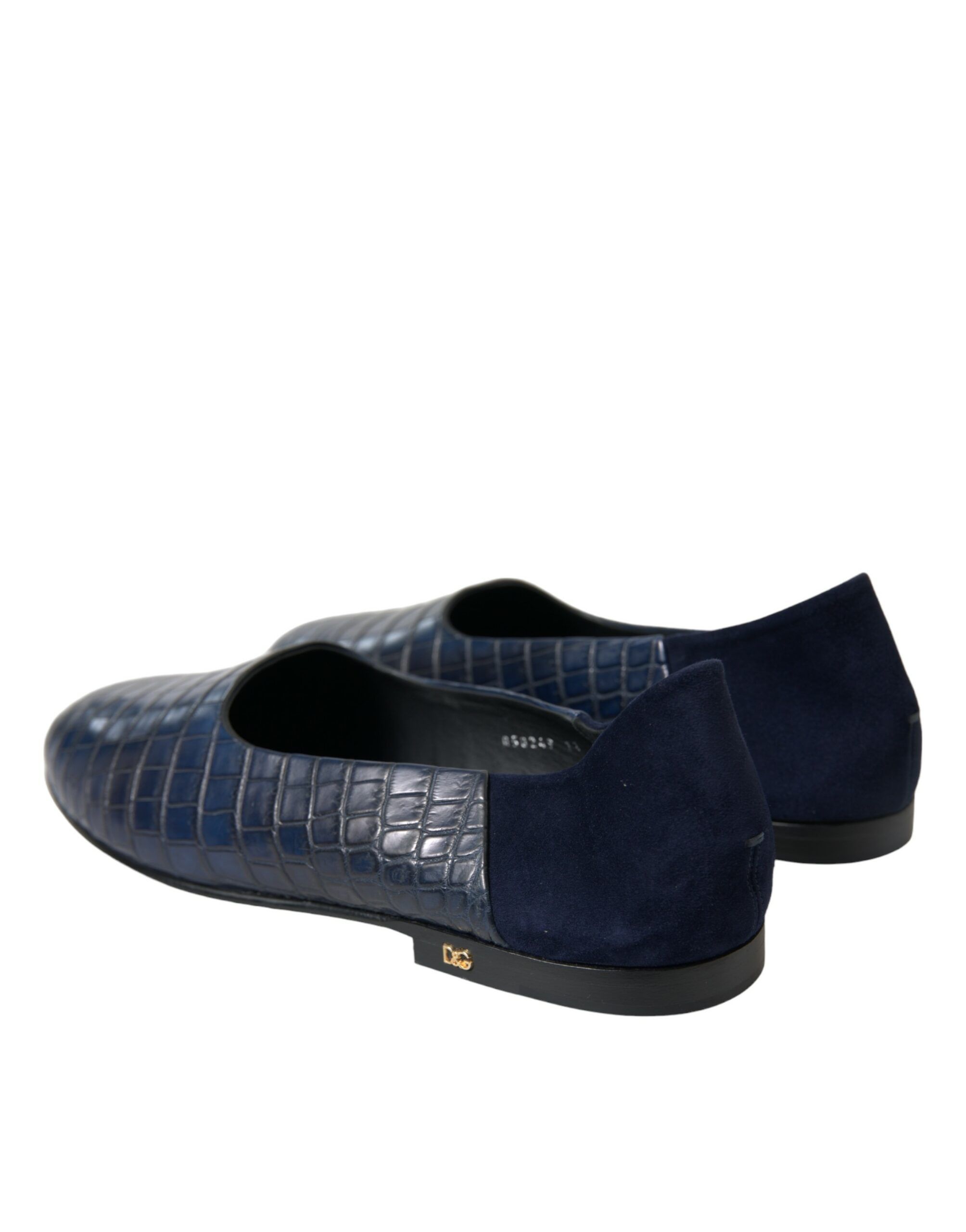 Crocodile Leather Loafers Slip On Men's Shoes - Dolce & Gabbana - Modalova