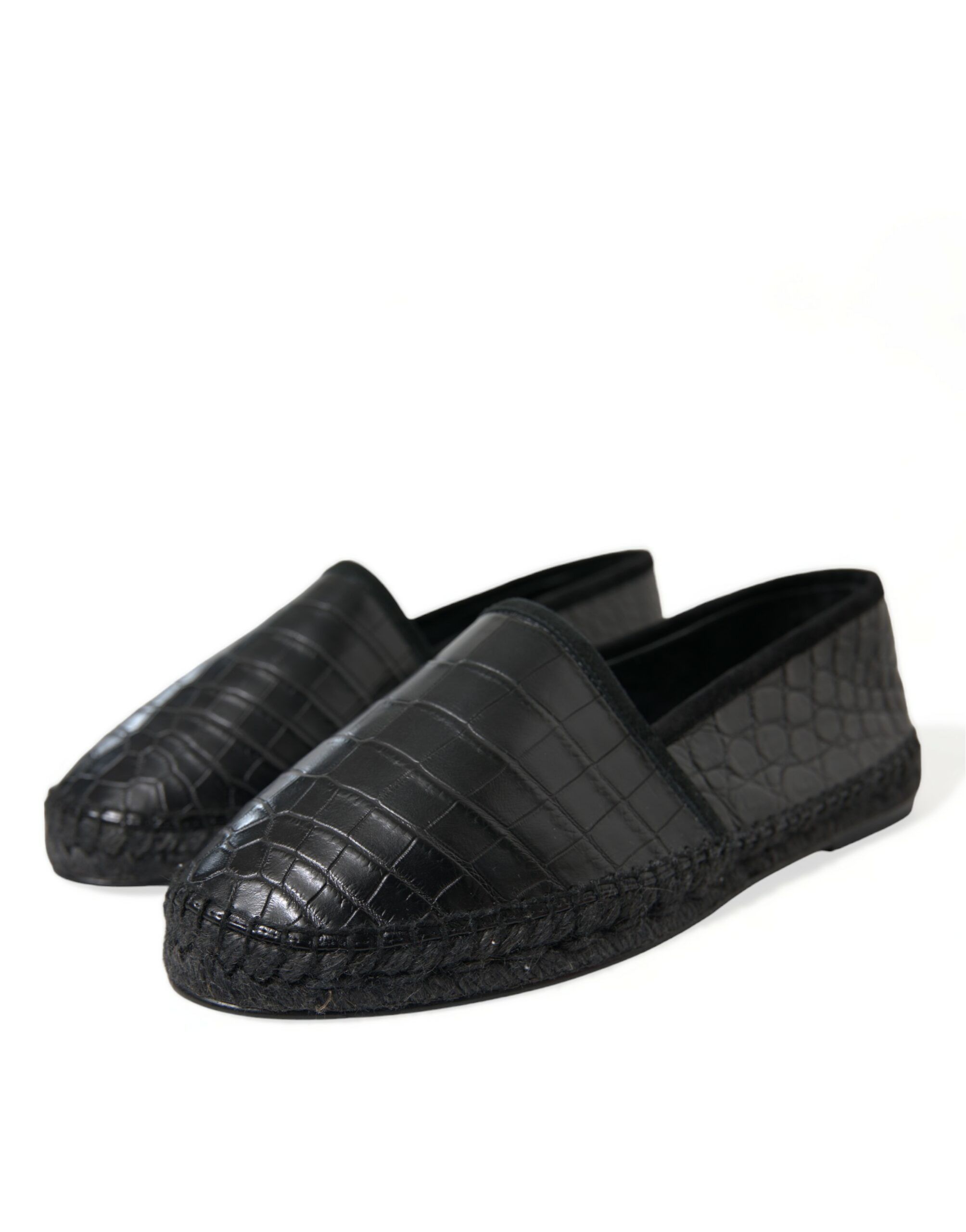 Exotic Leather Espadrilles Slip On Men's Shoes - Dolce & Gabbana - Modalova