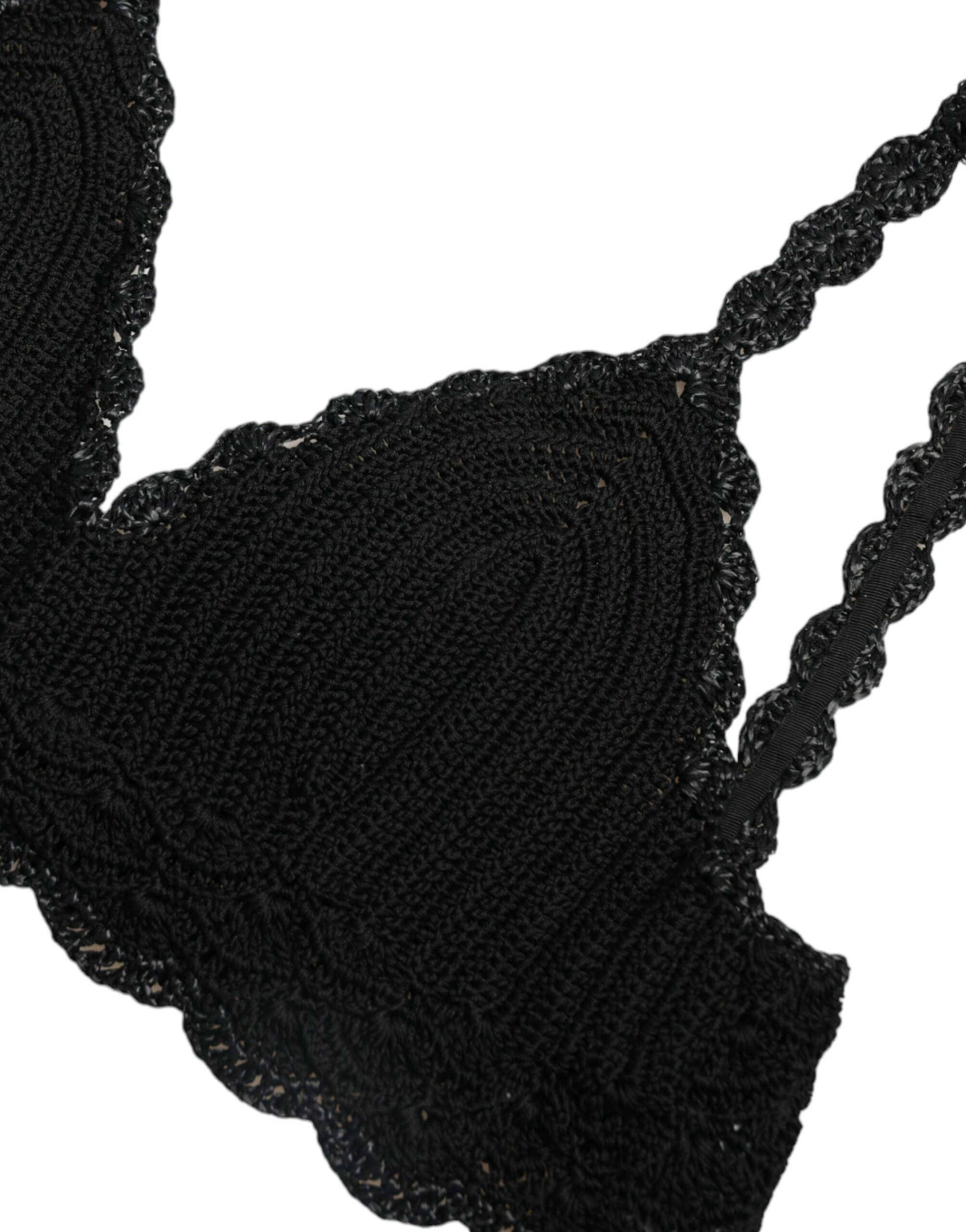 Cotton Bustier Cropped Crochet Tank Women's Top - Dolce & Gabbana - Modalova