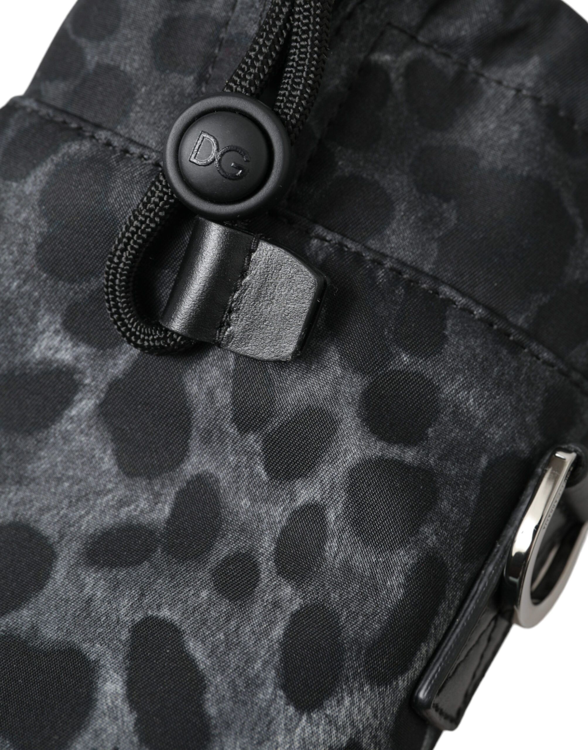 Leopard Round Slim Tote Bottle Cage Men's Bag - Dolce & Gabbana - Modalova