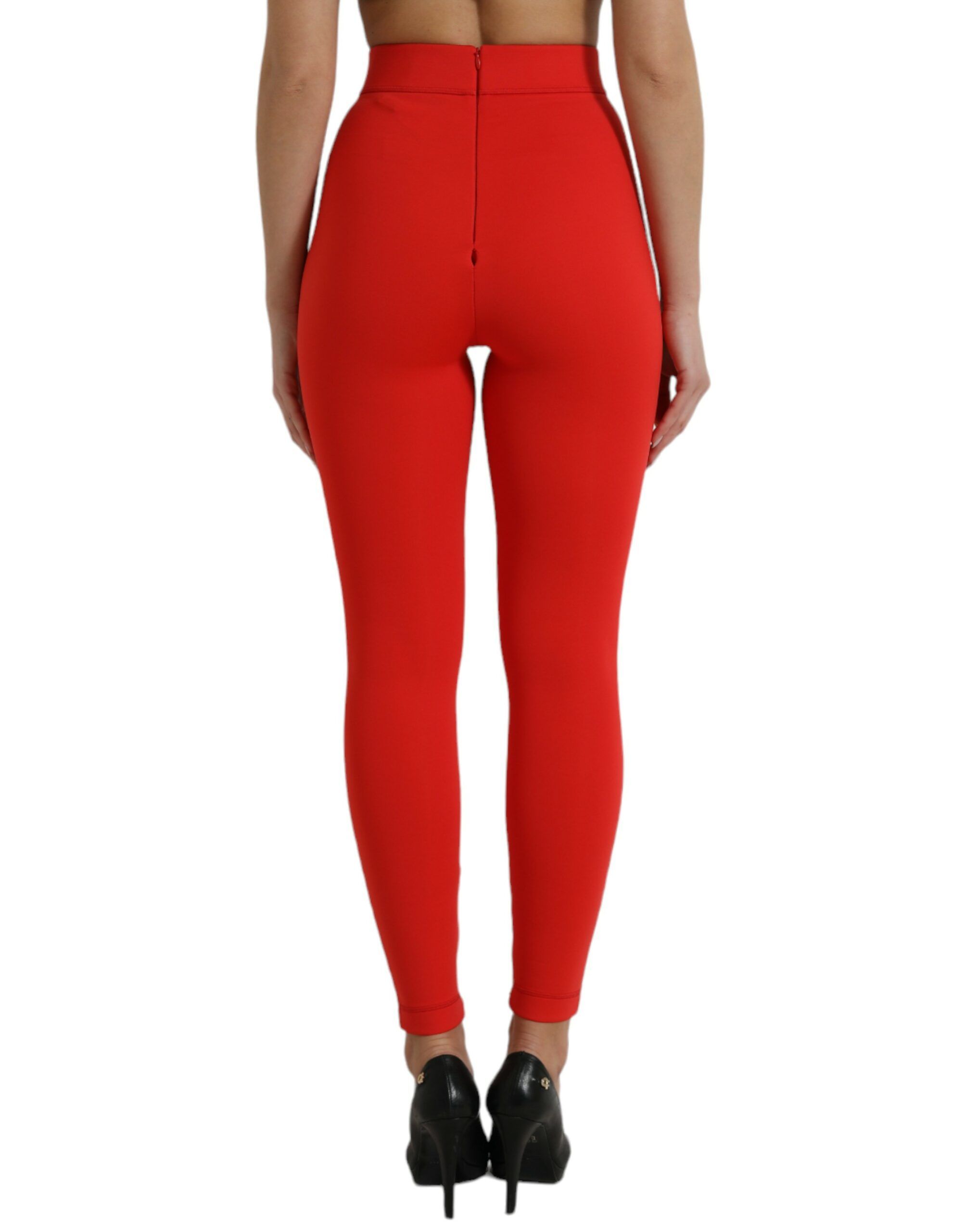 Nylon Stretch Slim Leggings Women's Pants - Dolce & Gabbana - Modalova