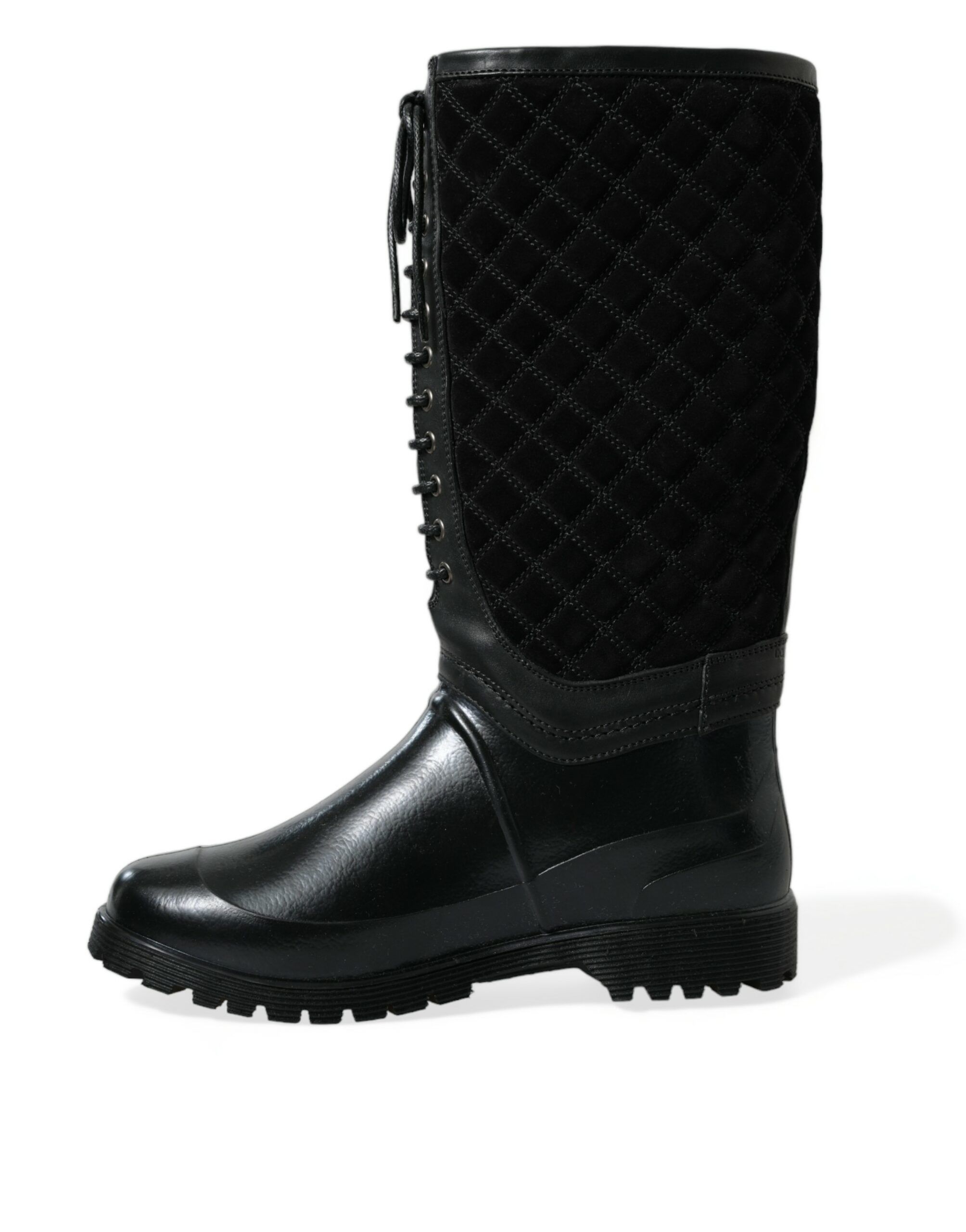 Chioggia Rubber Suede Rain Boots Men's Shoes - Dolce & Gabbana - Modalova