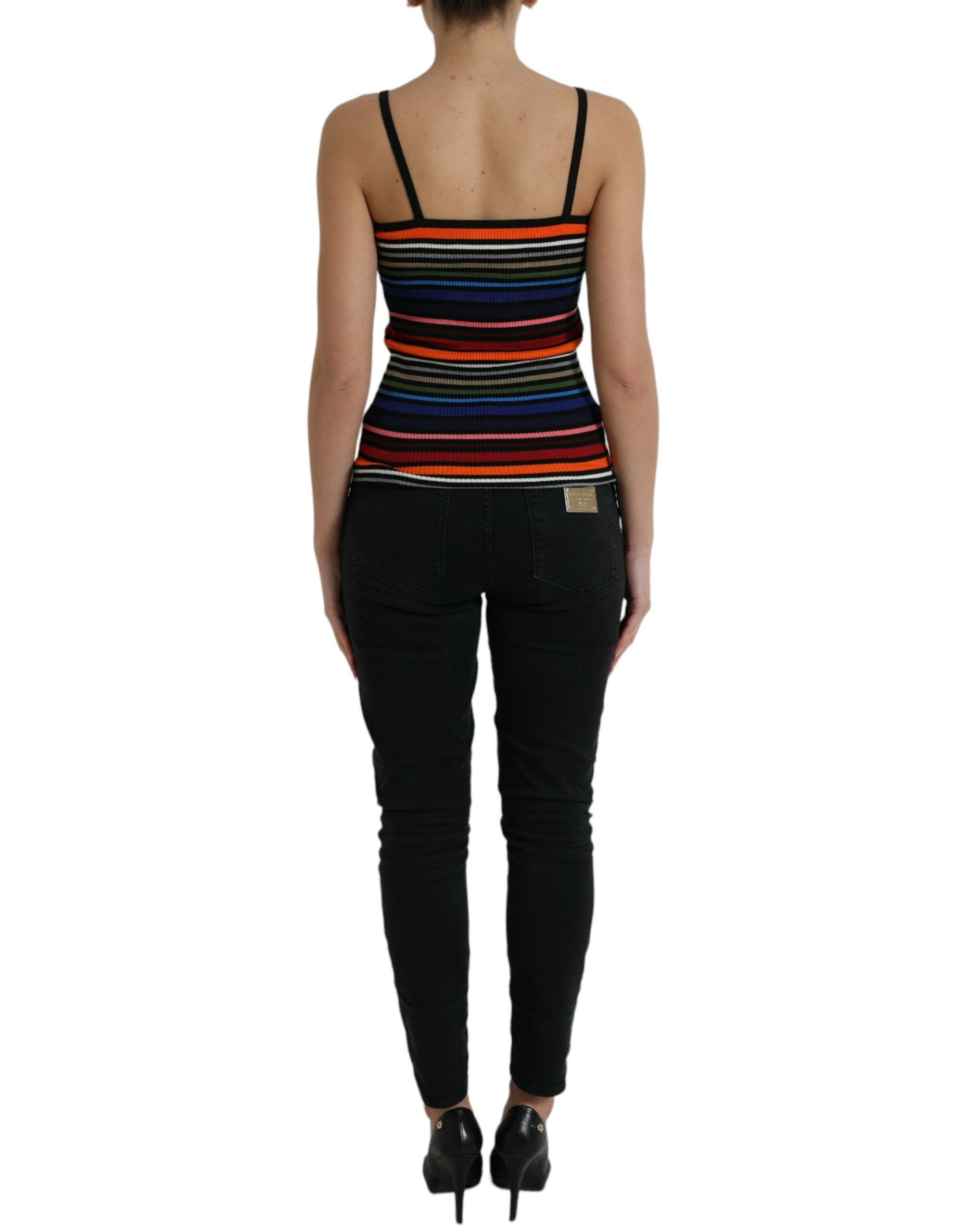 Stripes Spaghetti Strap Tank Women's Top - Dolce & Gabbana - Modalova