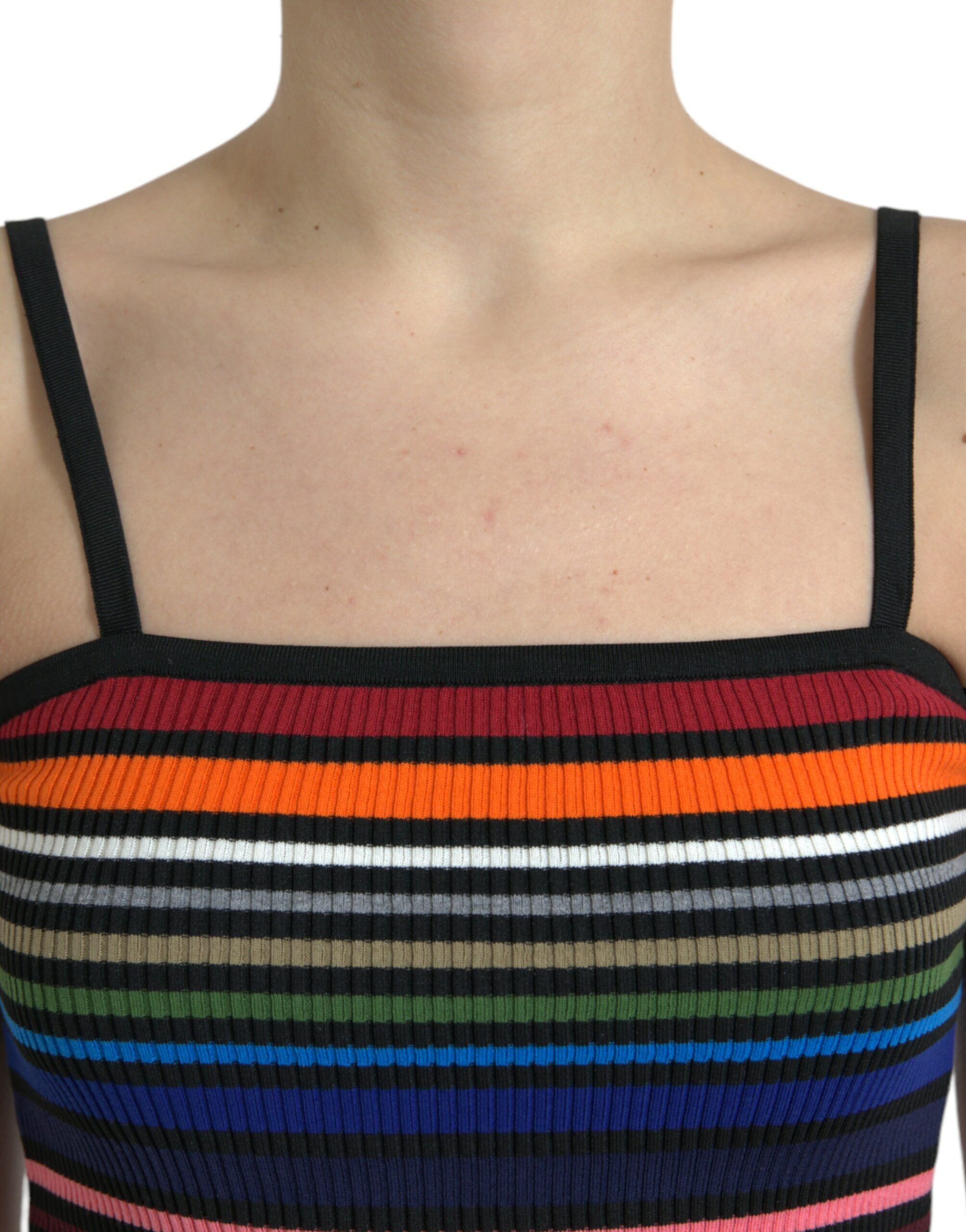 Stripes Spaghetti Strap Tank Women's Top - Dolce & Gabbana - Modalova