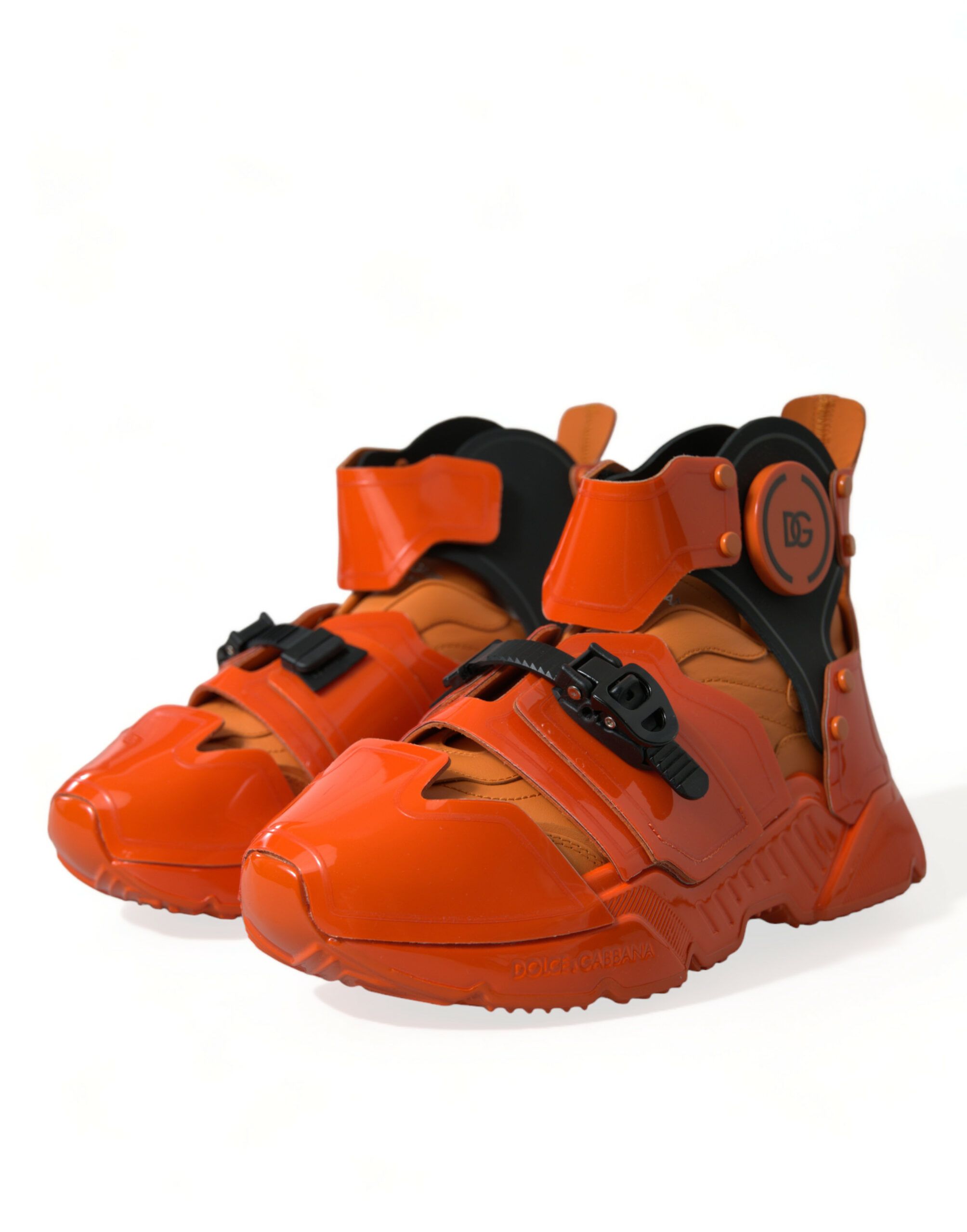 Multi Panel Chunky High Top Sneakers Men's Shoes - Dolce & Gabbana - Modalova