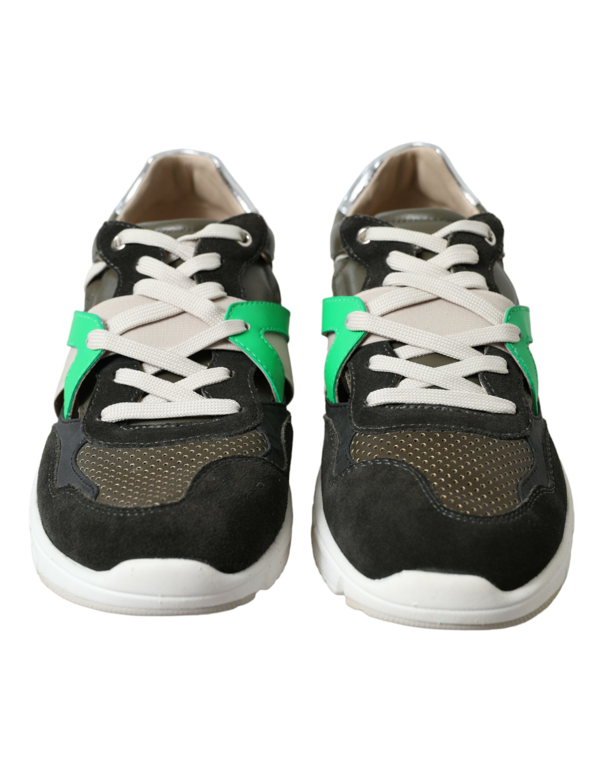 Leather Suede Low Top Sneakers Men's Shoes - Dolce & Gabbana - Modalova
