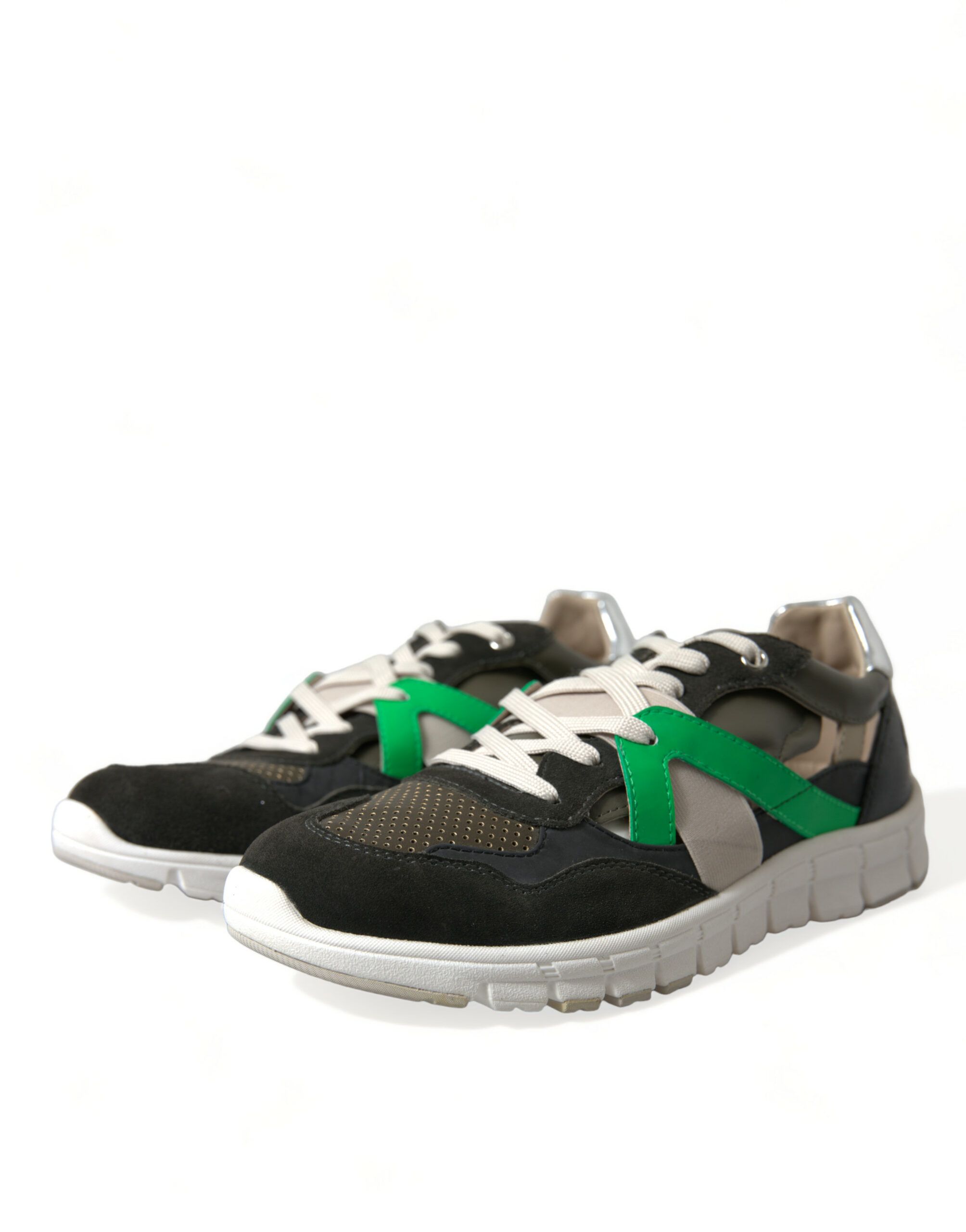 Leather Suede Low Top Sneakers Men's Shoes - Dolce & Gabbana - Modalova