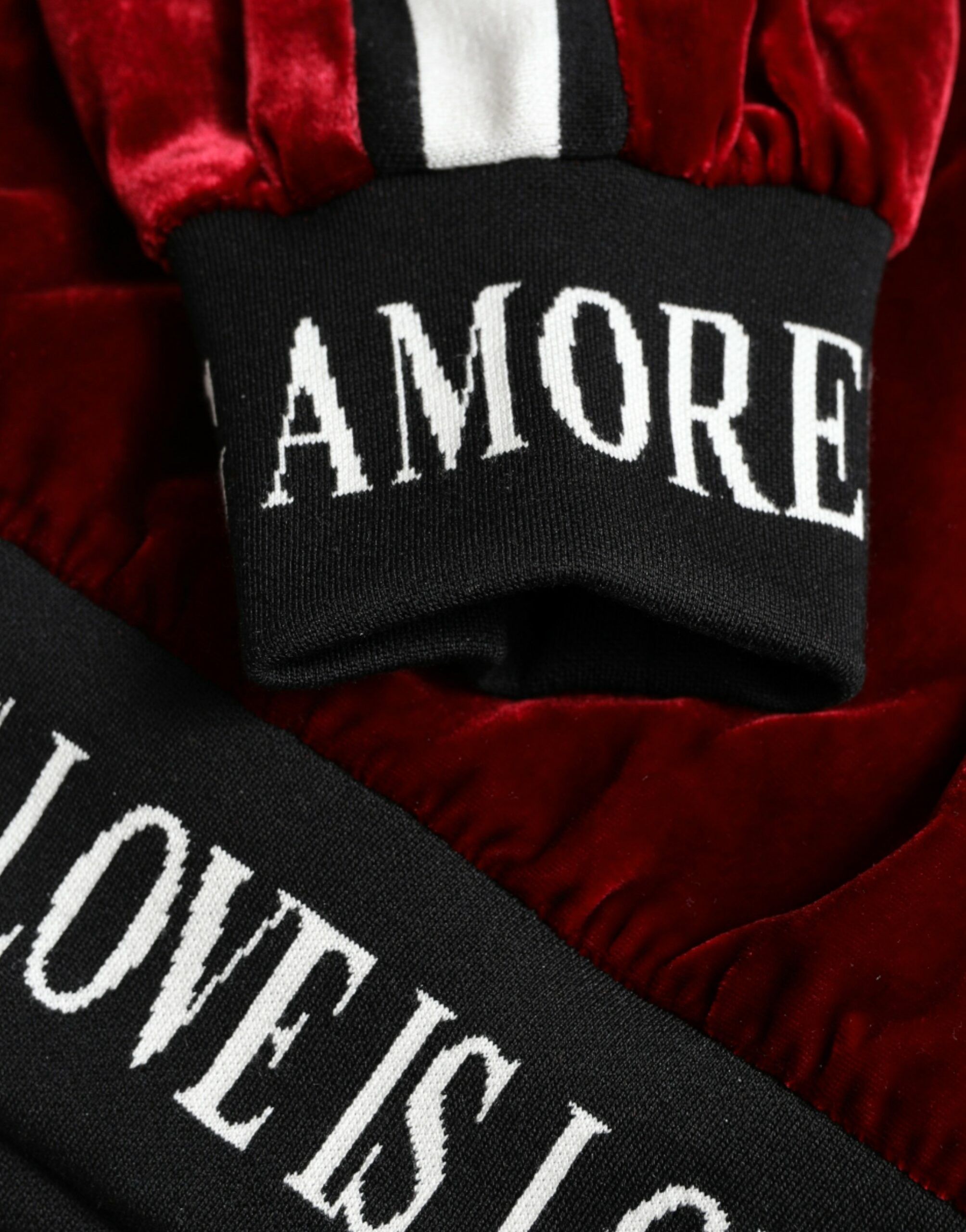 Velvet Round Neck Pullover Women's Sweater - Dolce & Gabbana - Modalova