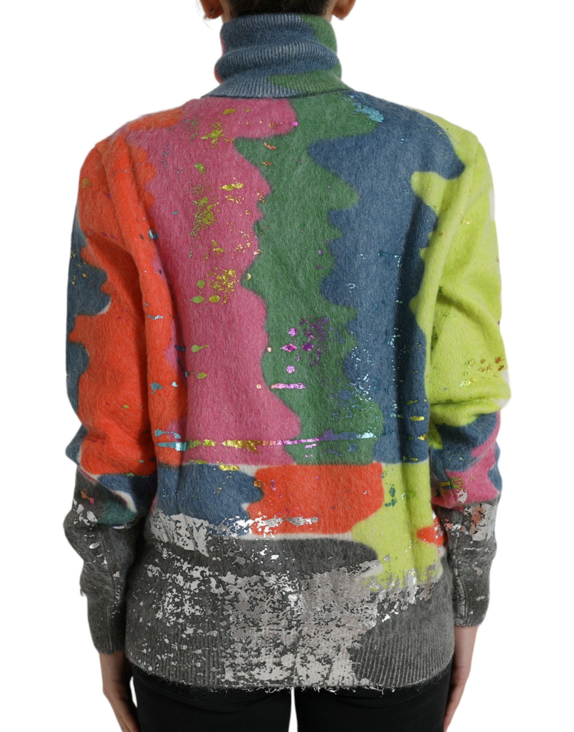 Mohair Turtleneck Pullover Women's Sweater - Dolce & Gabbana - Modalova