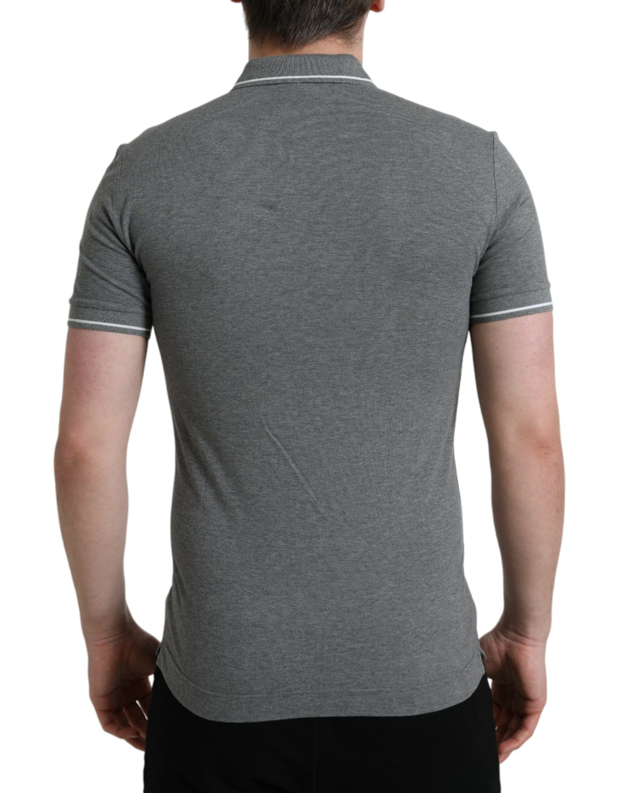 Collared Short Sleeve Crown Men's T-shirt - Dolce & Gabbana - Modalova