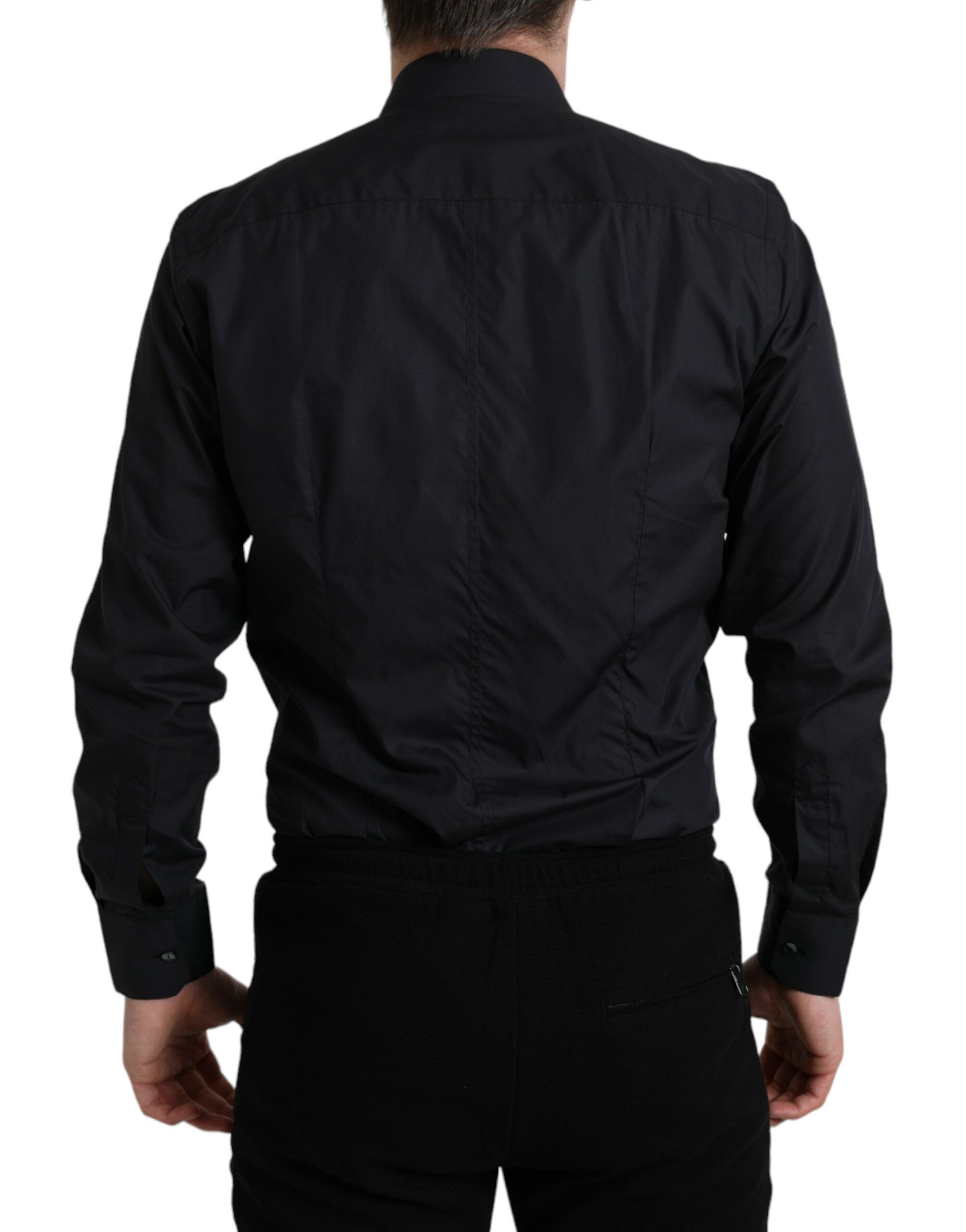Cotton Collared Formal Dress Men's Shirt - Dolce & Gabbana - Modalova