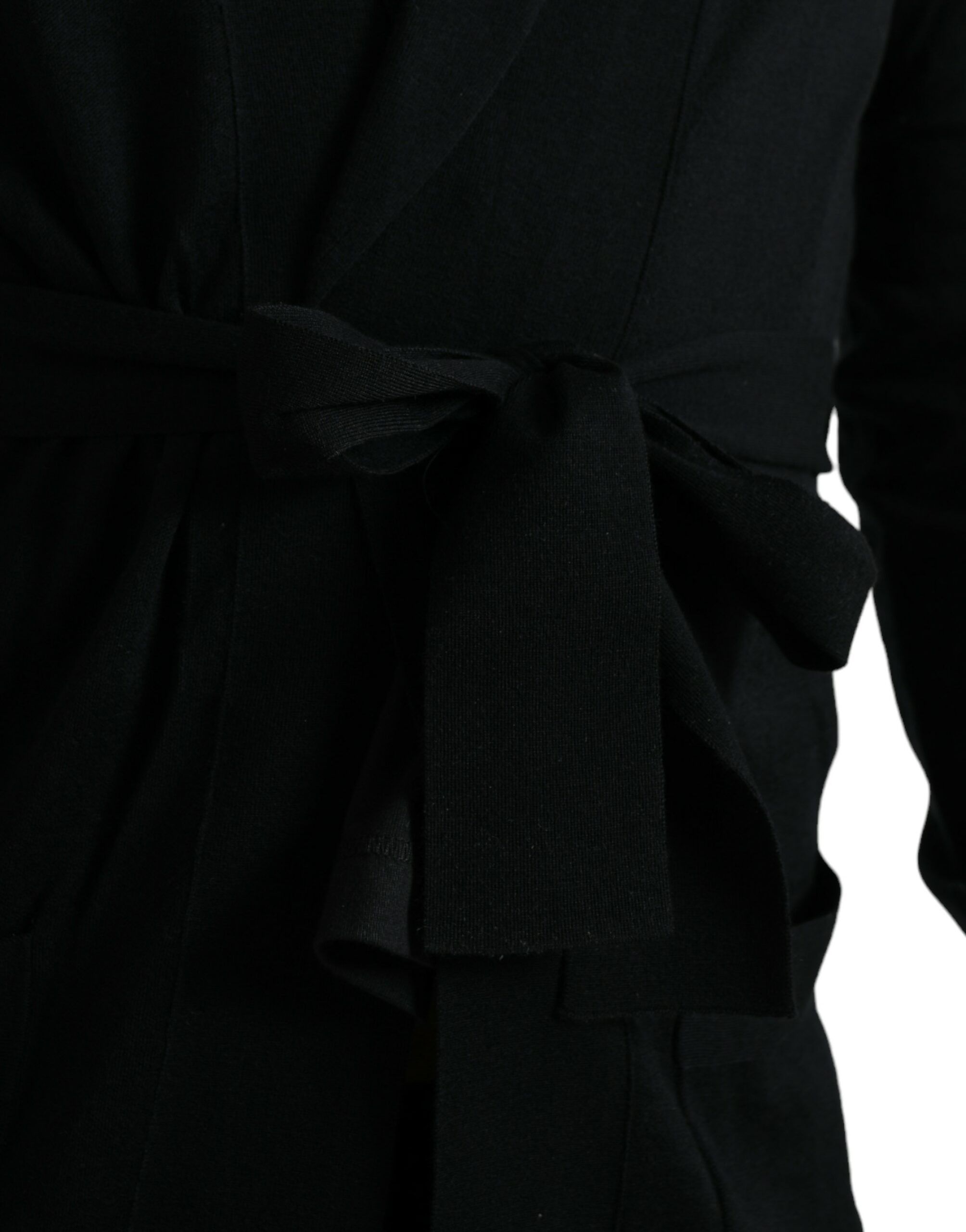 Cashmere Long Sleeves Belted Wrap Men's Robe - Dolce & Gabbana - Modalova