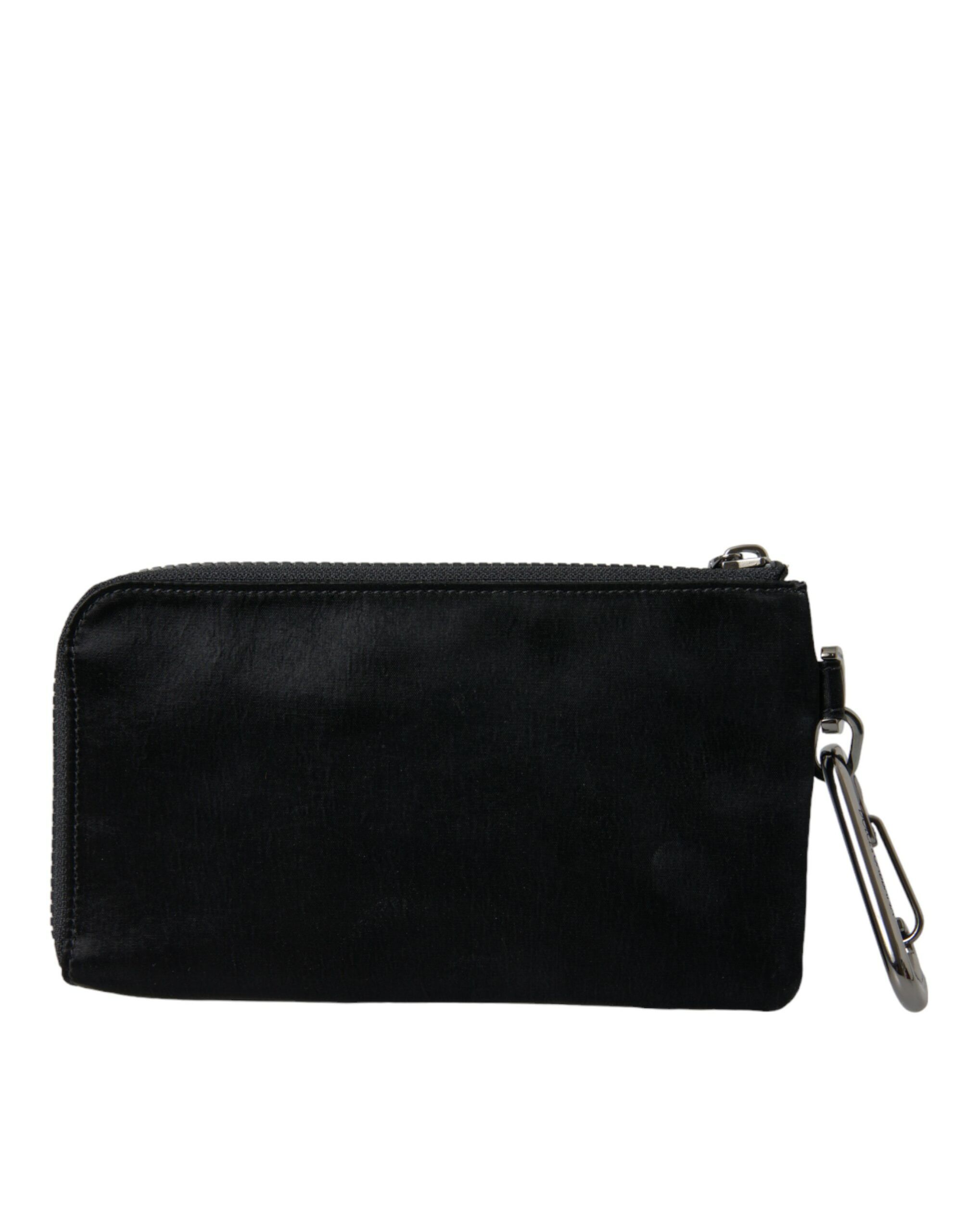 Nylon Logo Plaque Keyring Pouch Clutch Men's Bags - Dolce & Gabbana - Modalova