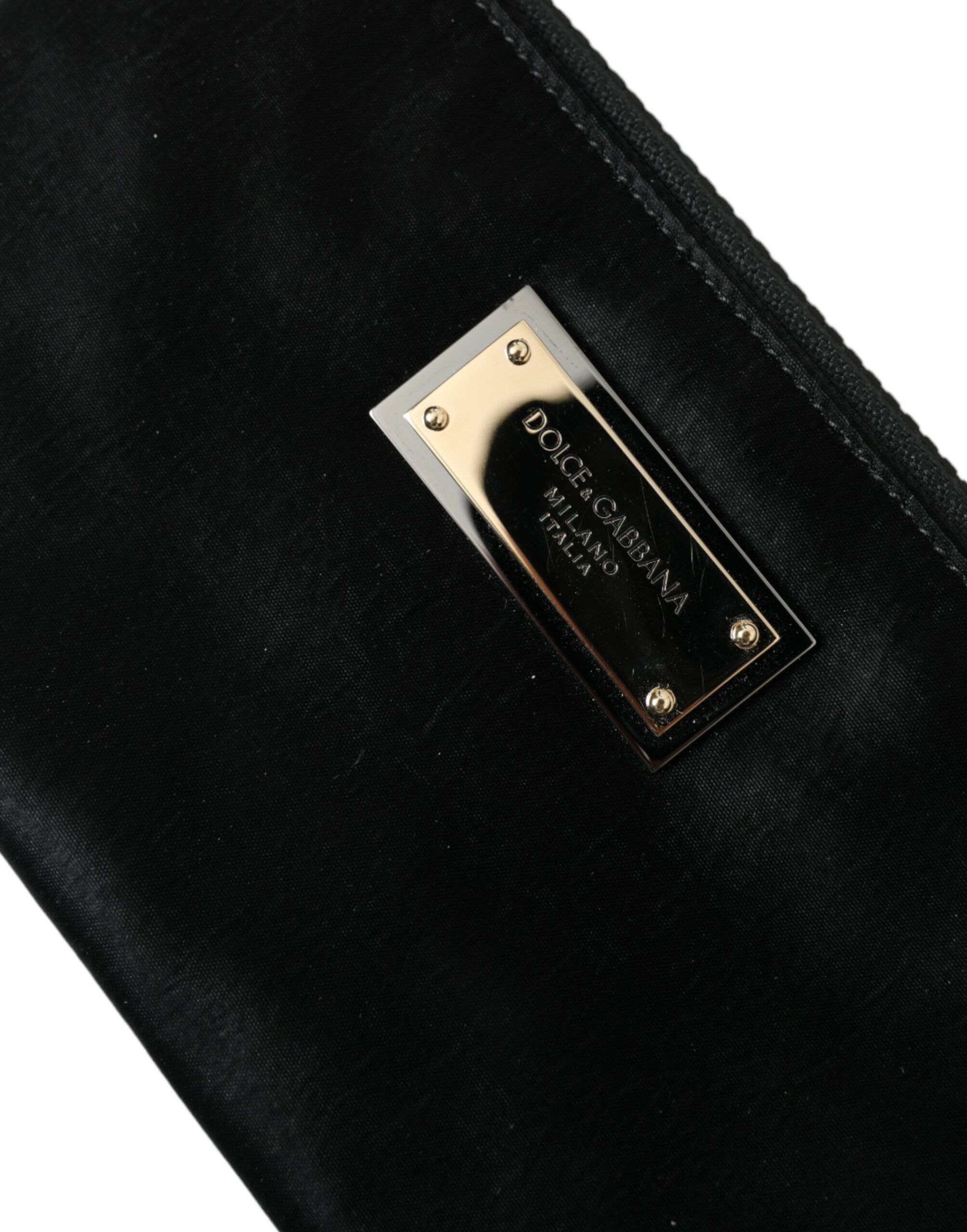 Nylon Logo Plaque Keyring Pouch Clutch Men's Bags - Dolce & Gabbana - Modalova